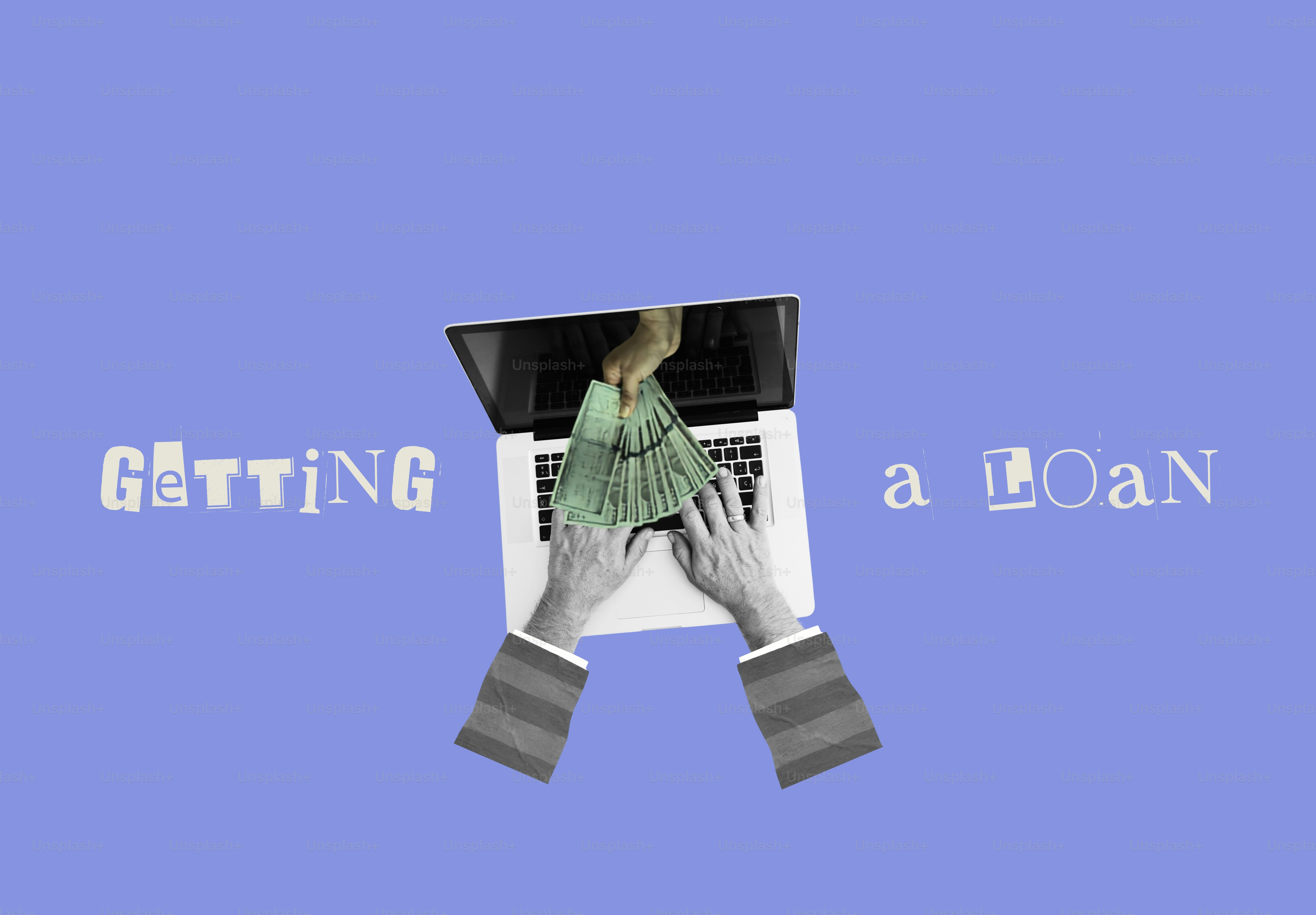 Getting a loan online, money from laptop
