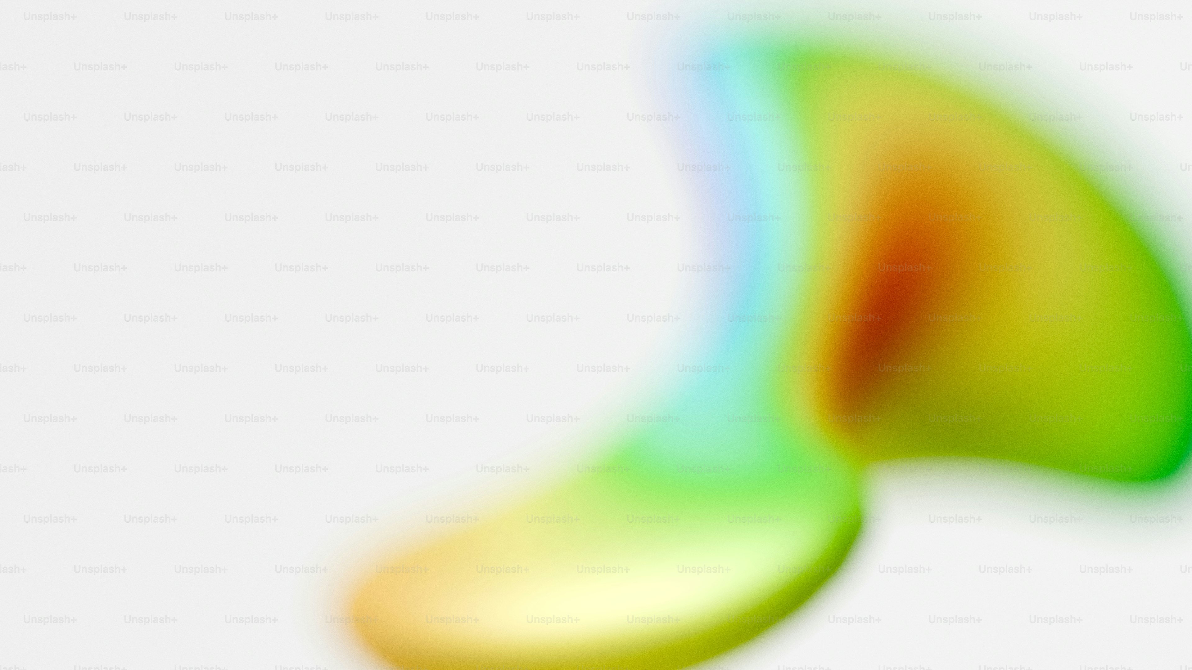 Colorful abstract gradient shape on white