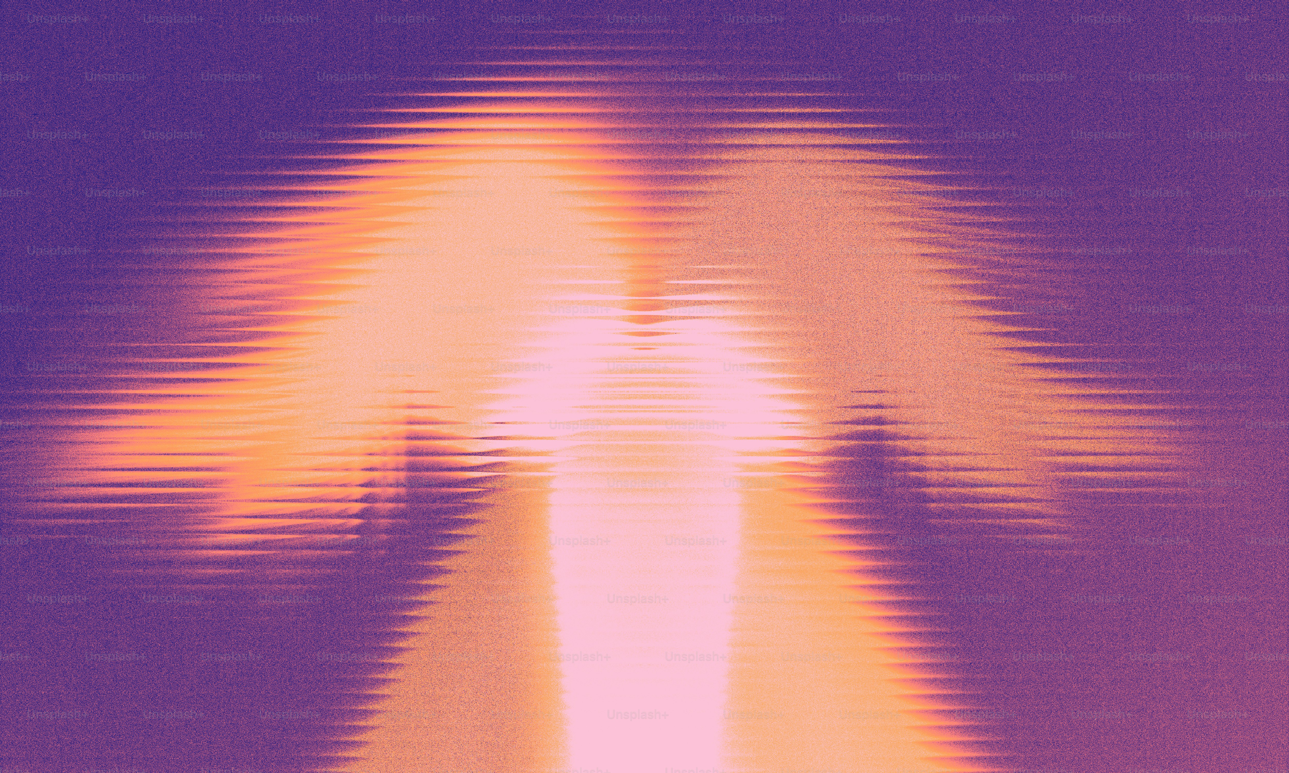 Alas de ángel abstractas y brillantes con luz morada ondulada