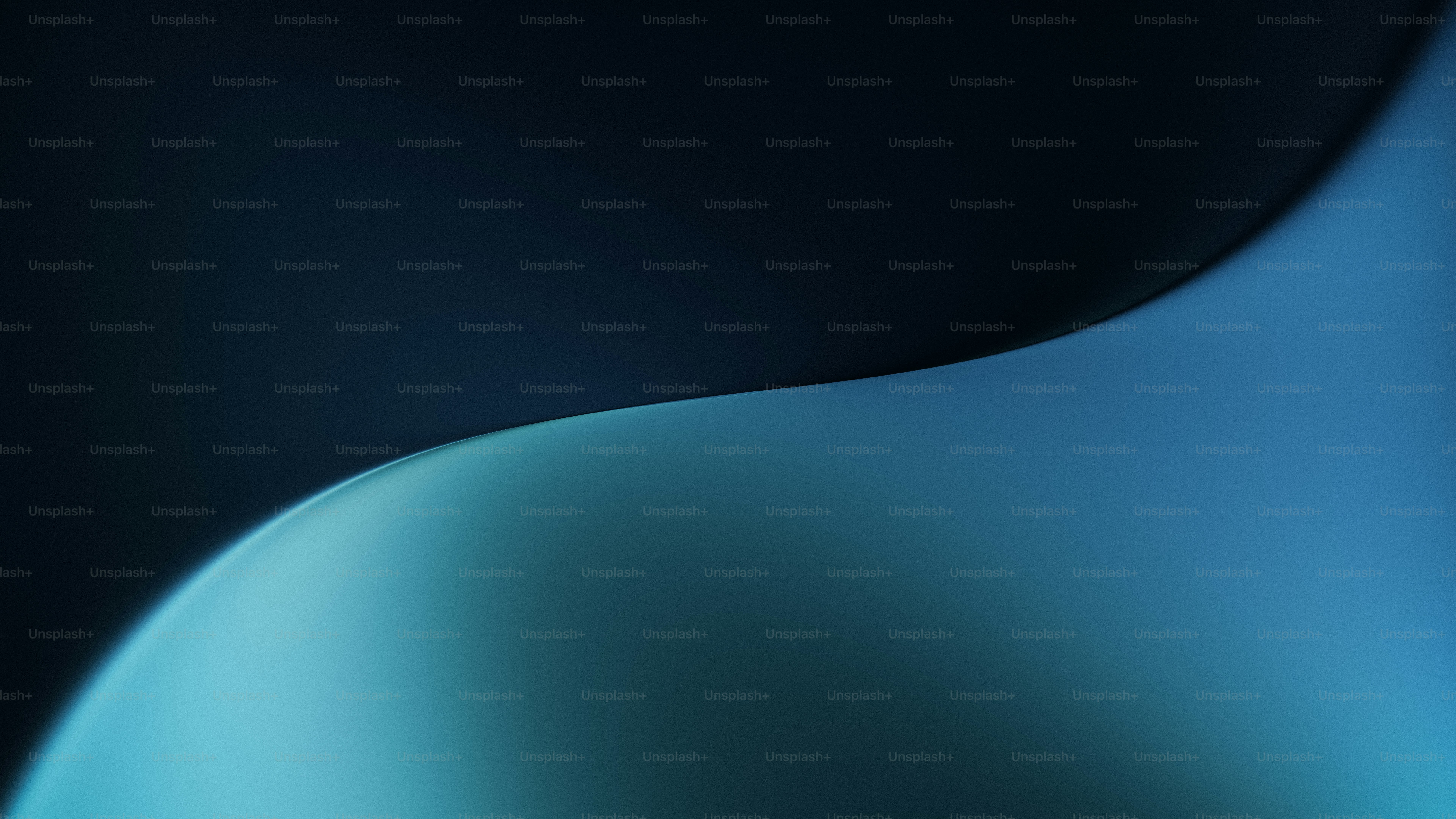 Abstract blue and black curved gradient background