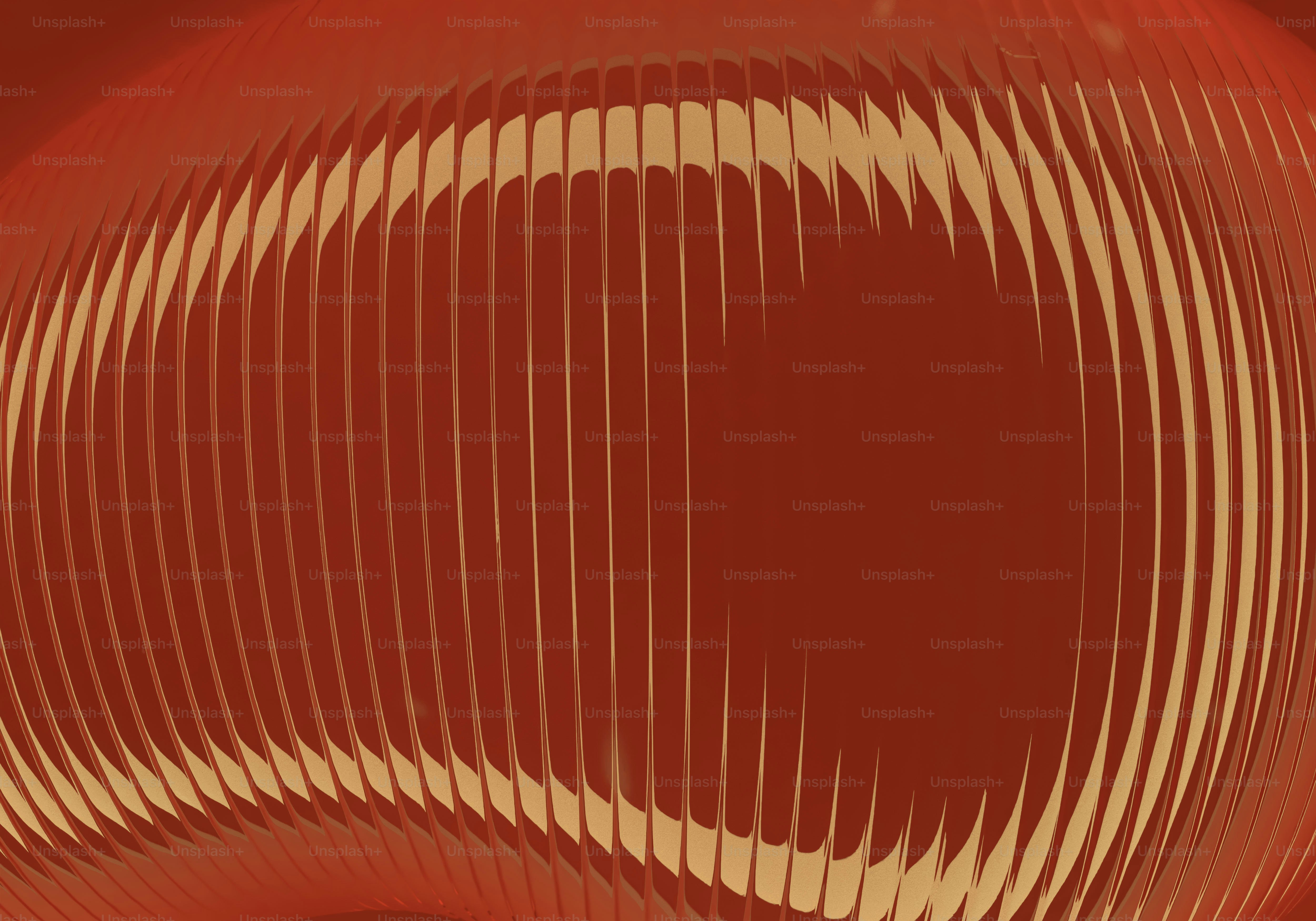 Wavy red and gold abstract pattern
