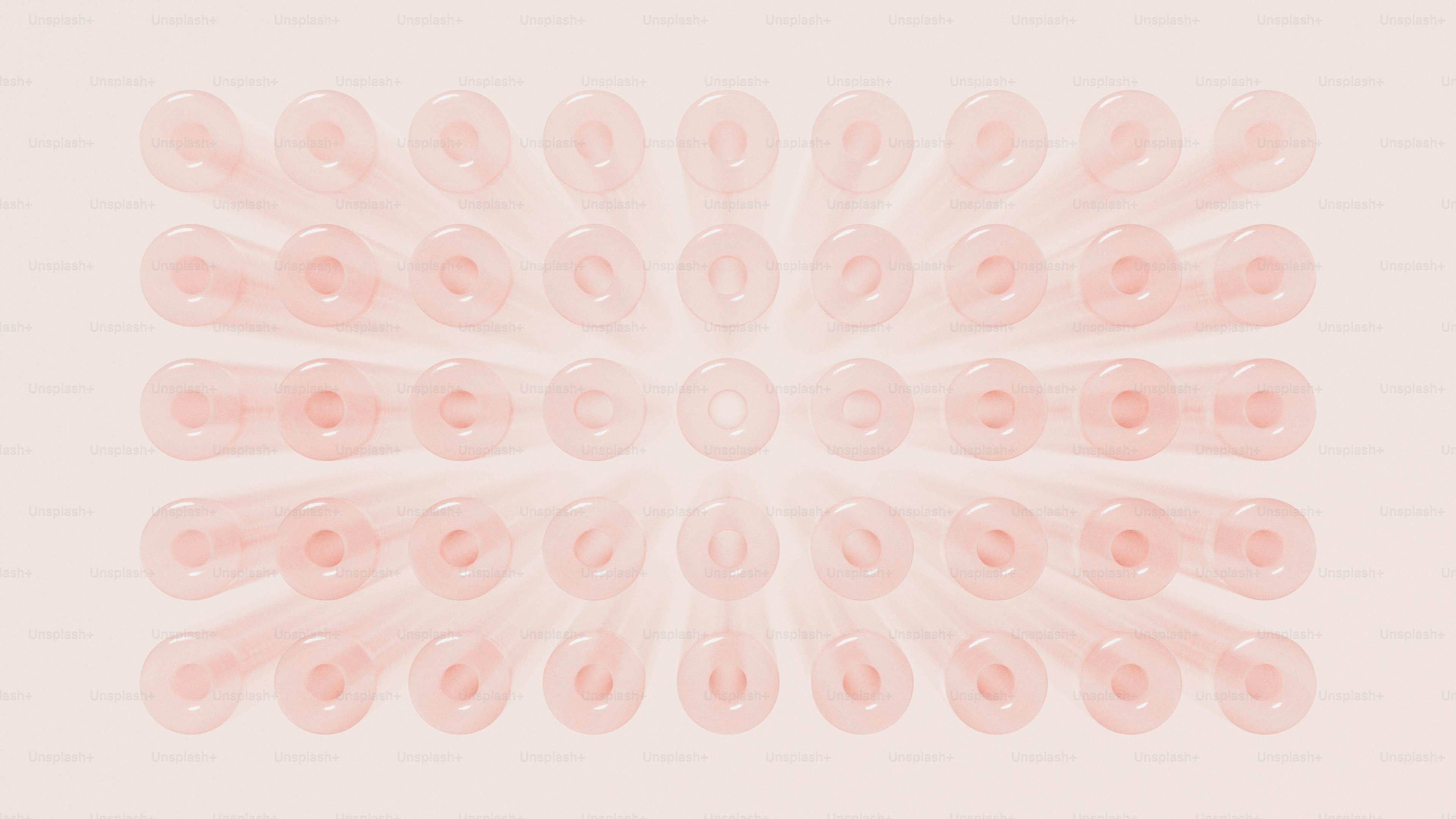 Abstract light pink shapes radiating from center
