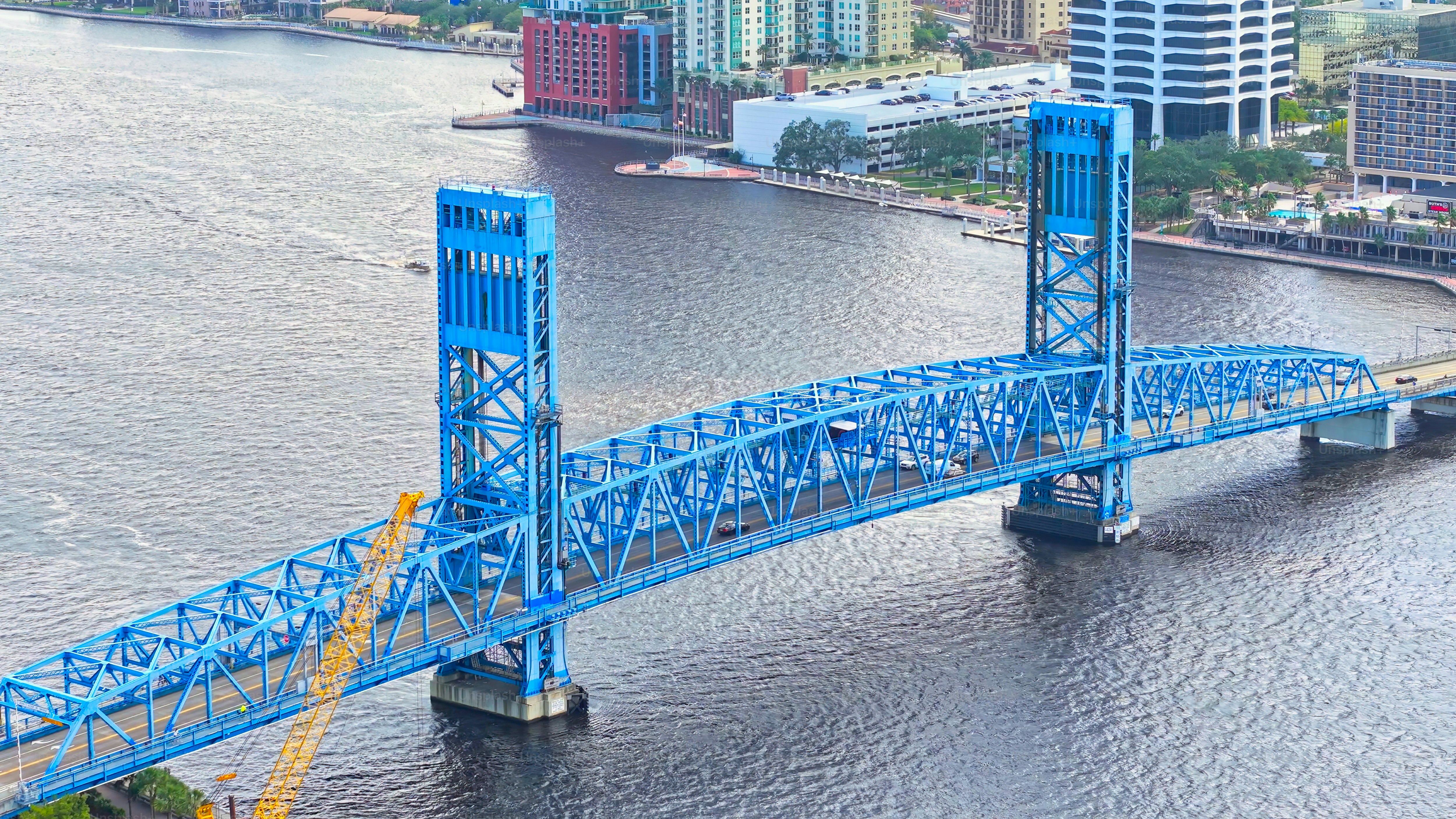 Photographie de drone John T. Alsop Jr. Bridge à Jacksonville