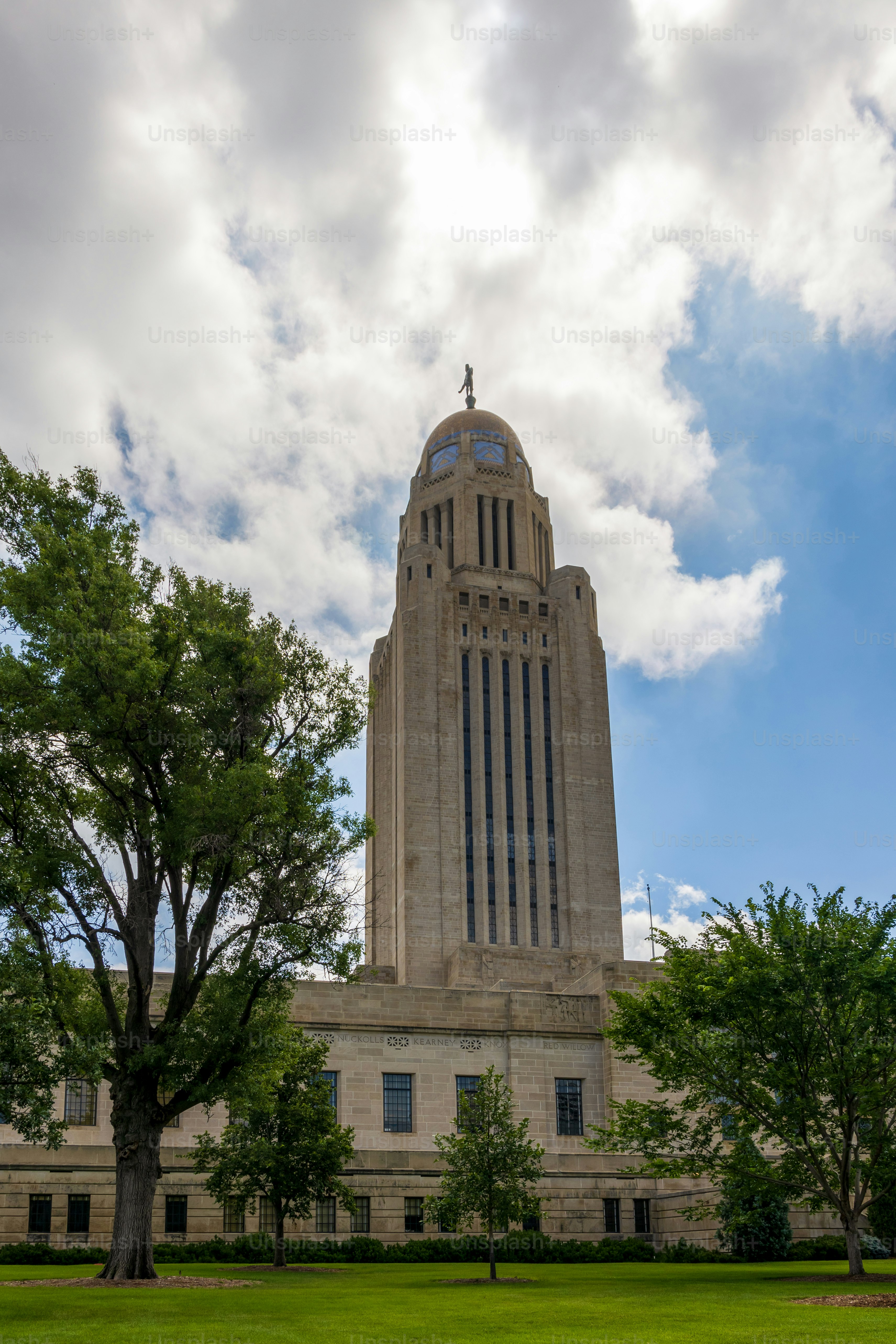 Nebraska State Capitol Building in Lincoln, Nebraska