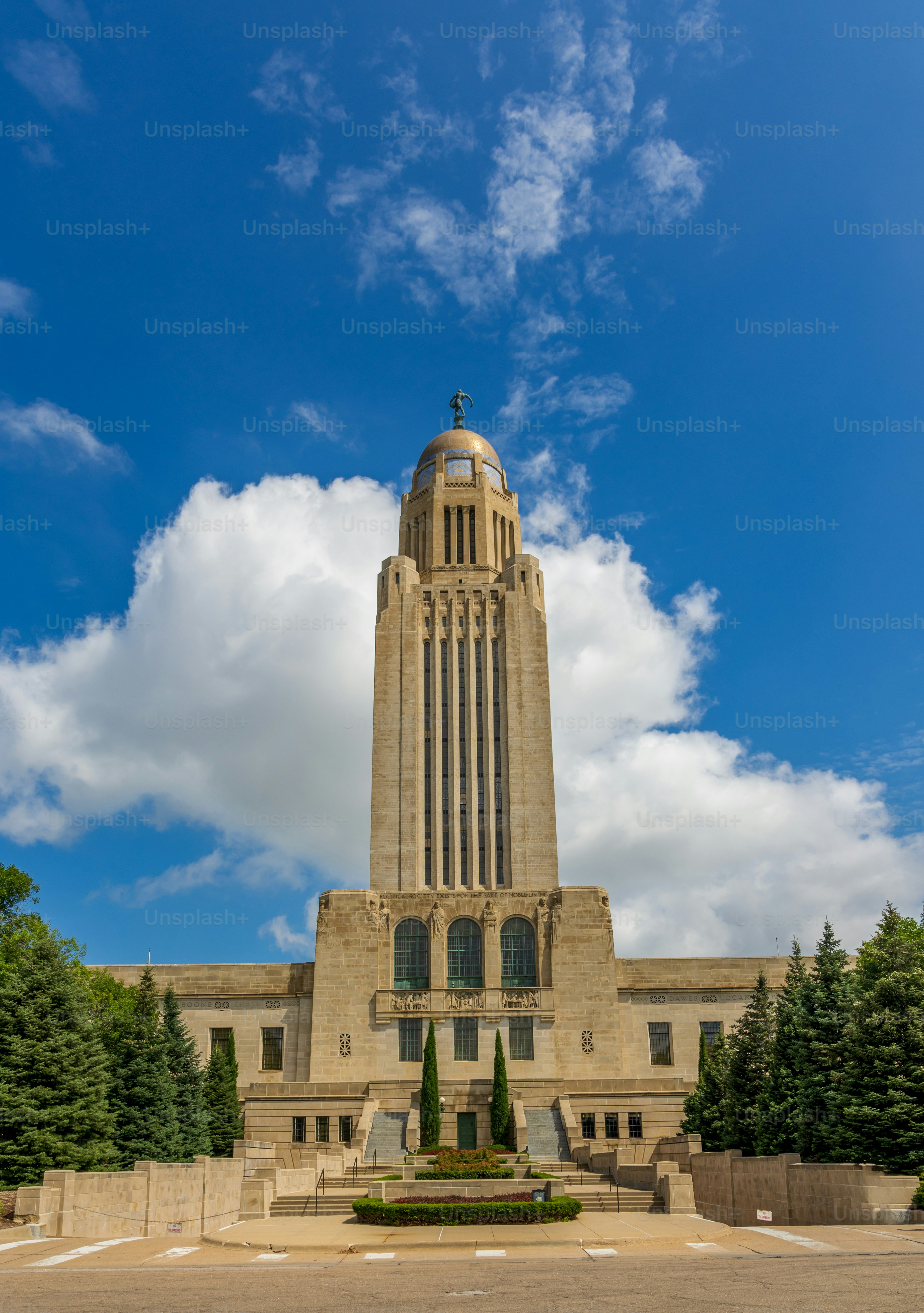 Bâtiment du Capitole de l’État du Nebraska à Lincoln, Nebraska
