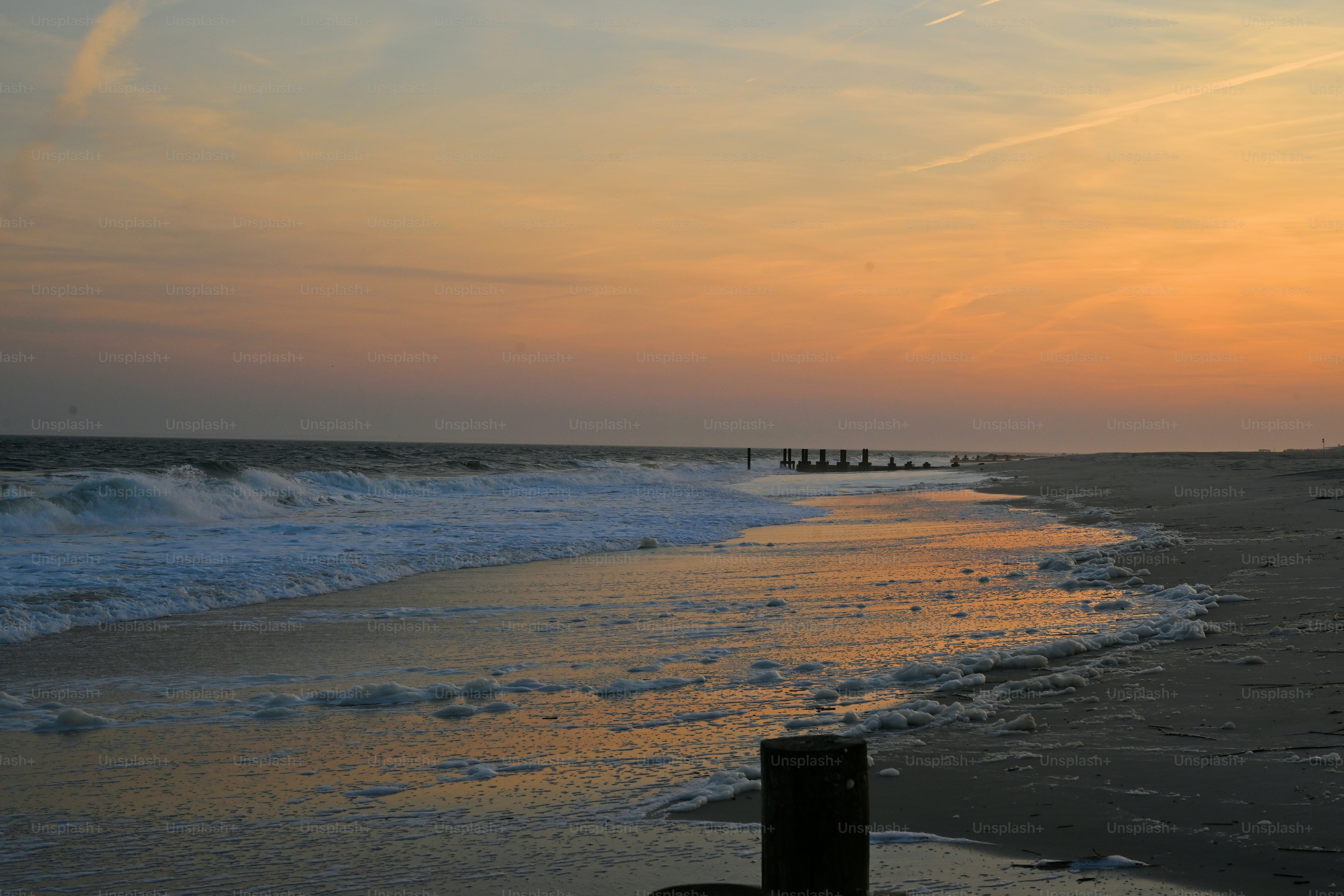 Beach sunsets cape May NJ