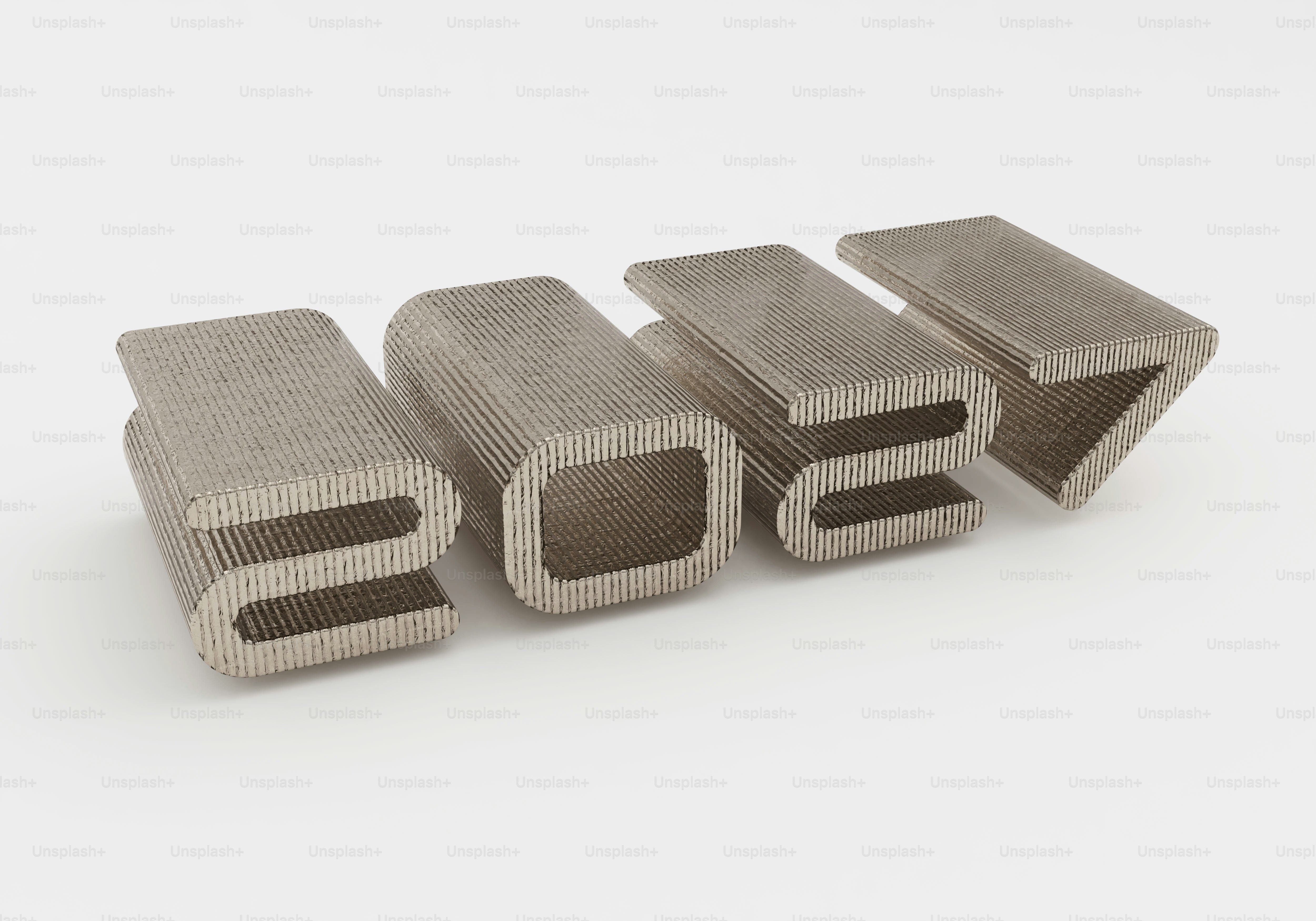 The number 2027 in metallic textured block letters on a white surface