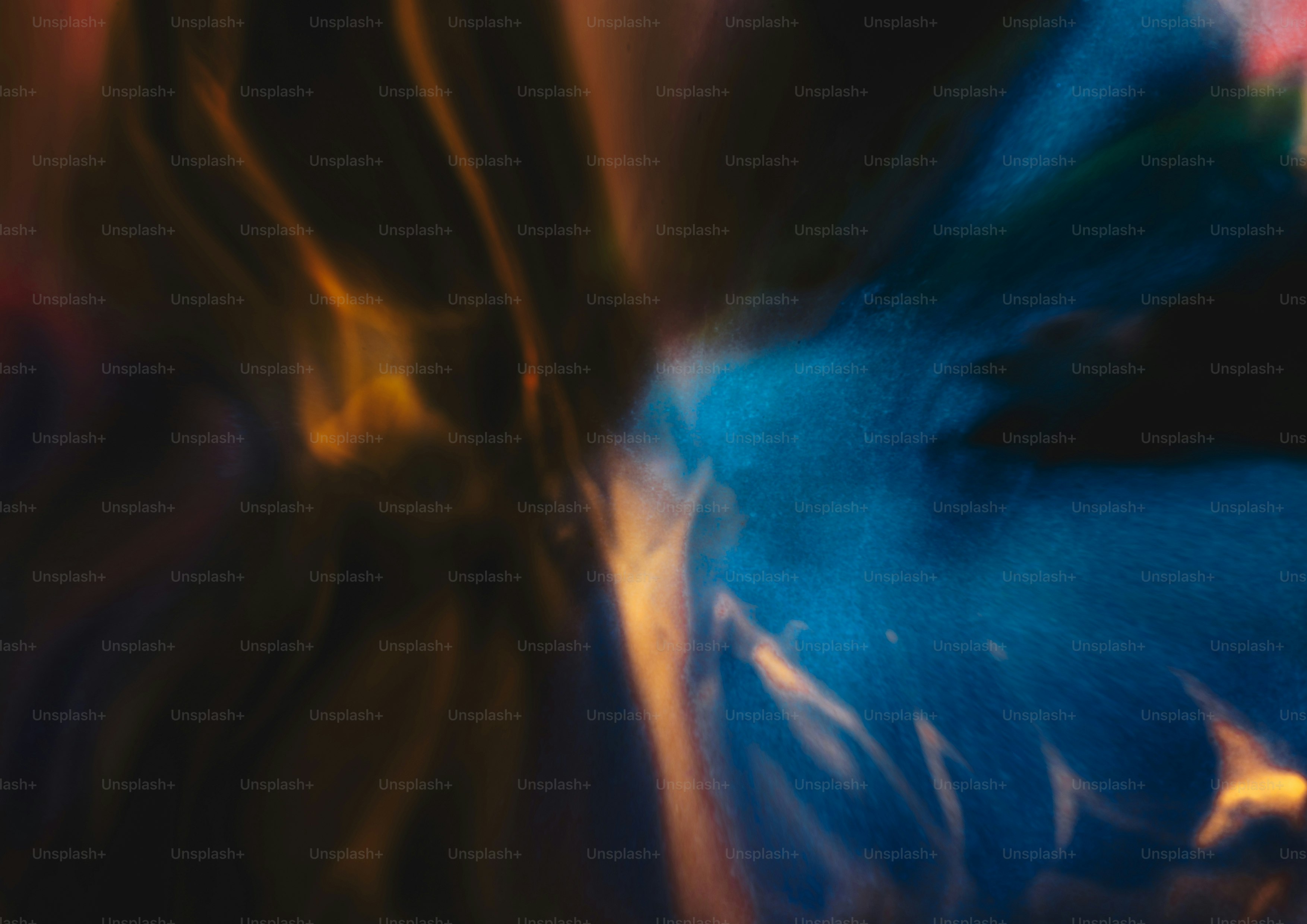 Blue and orange abstract light - Photo on Unsplash+