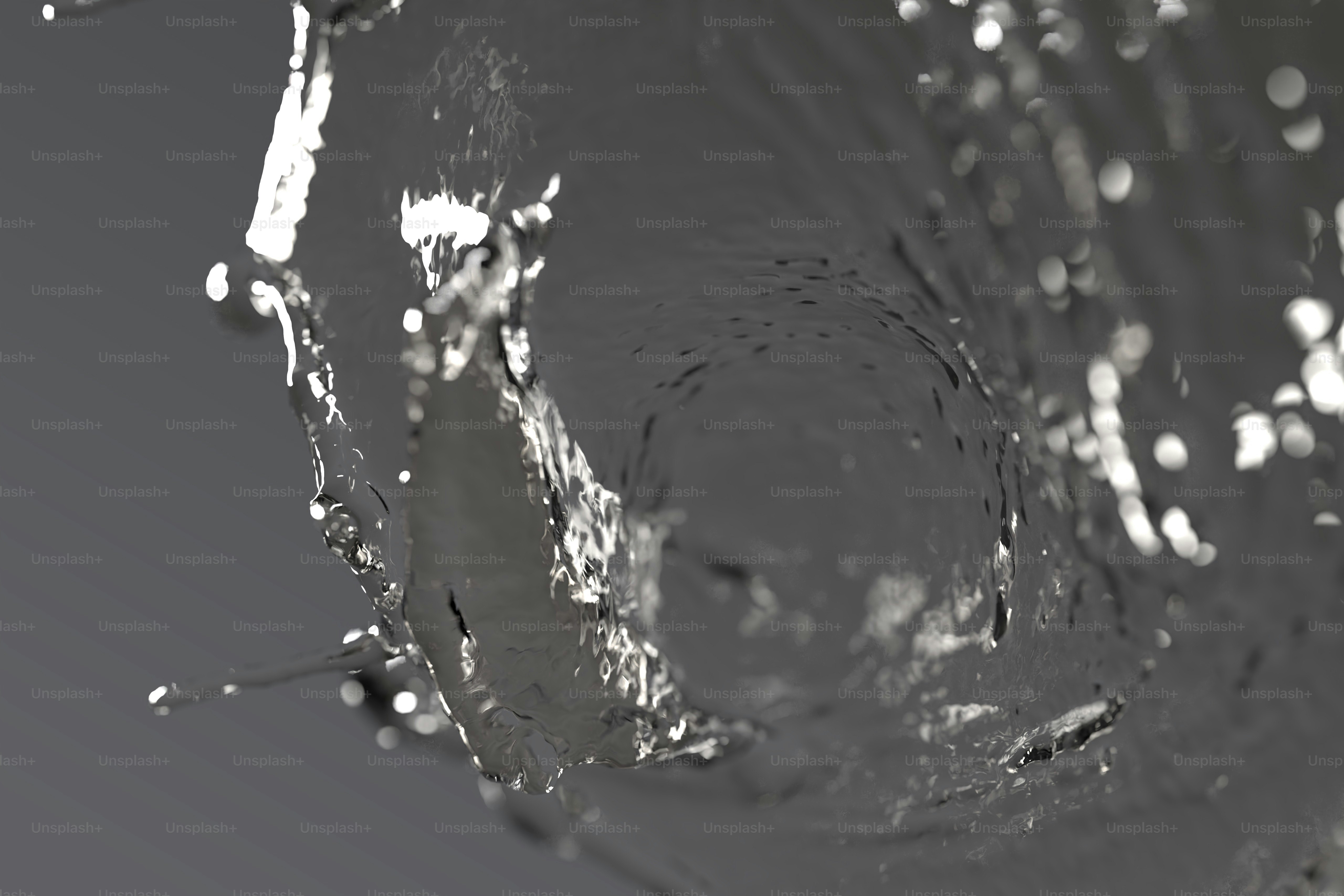 Swirling water vortex in dark space - Photo on Unsplash+