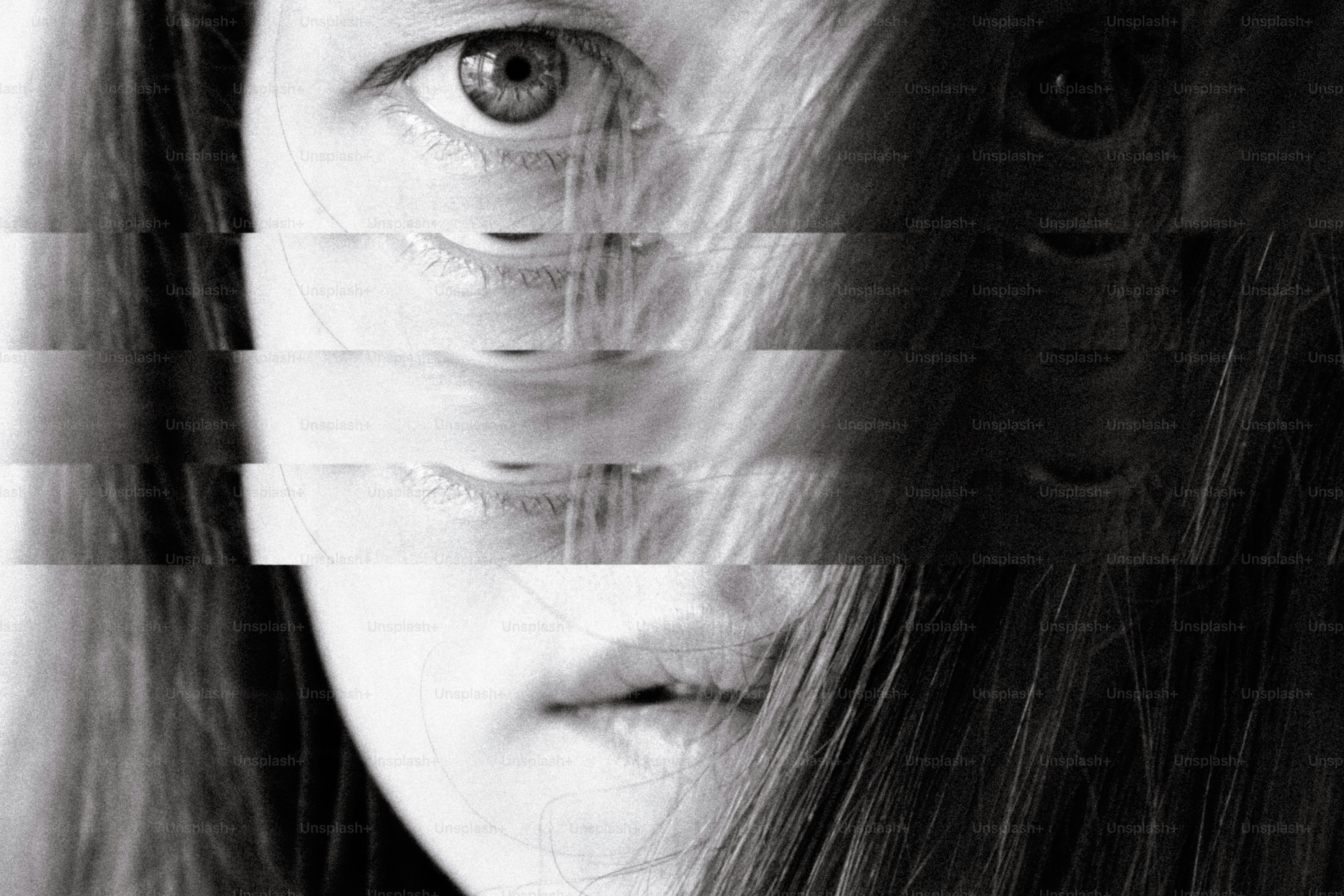 Black and white face collage - Photo on Unsplash+