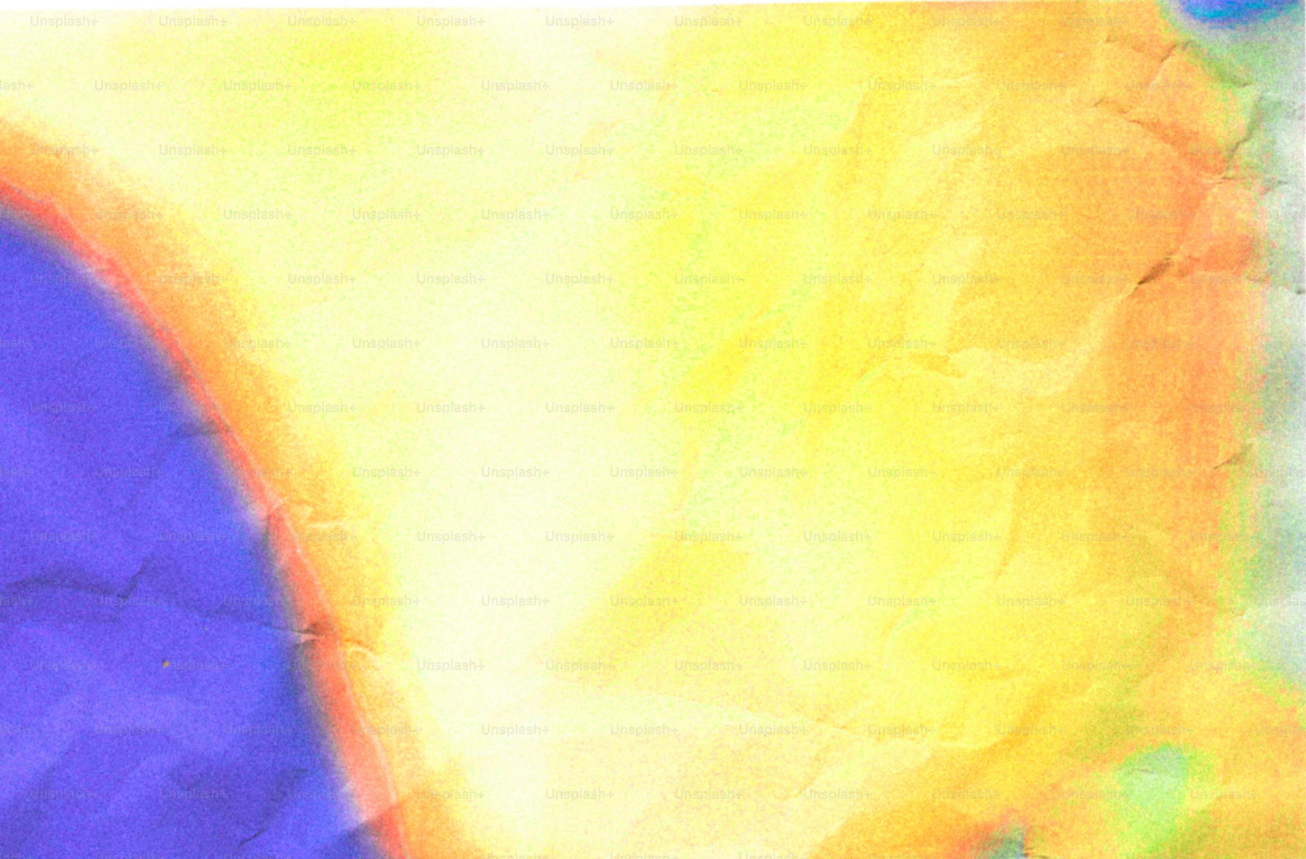 A textured paper background with a gradient of blue, yellow, and orange