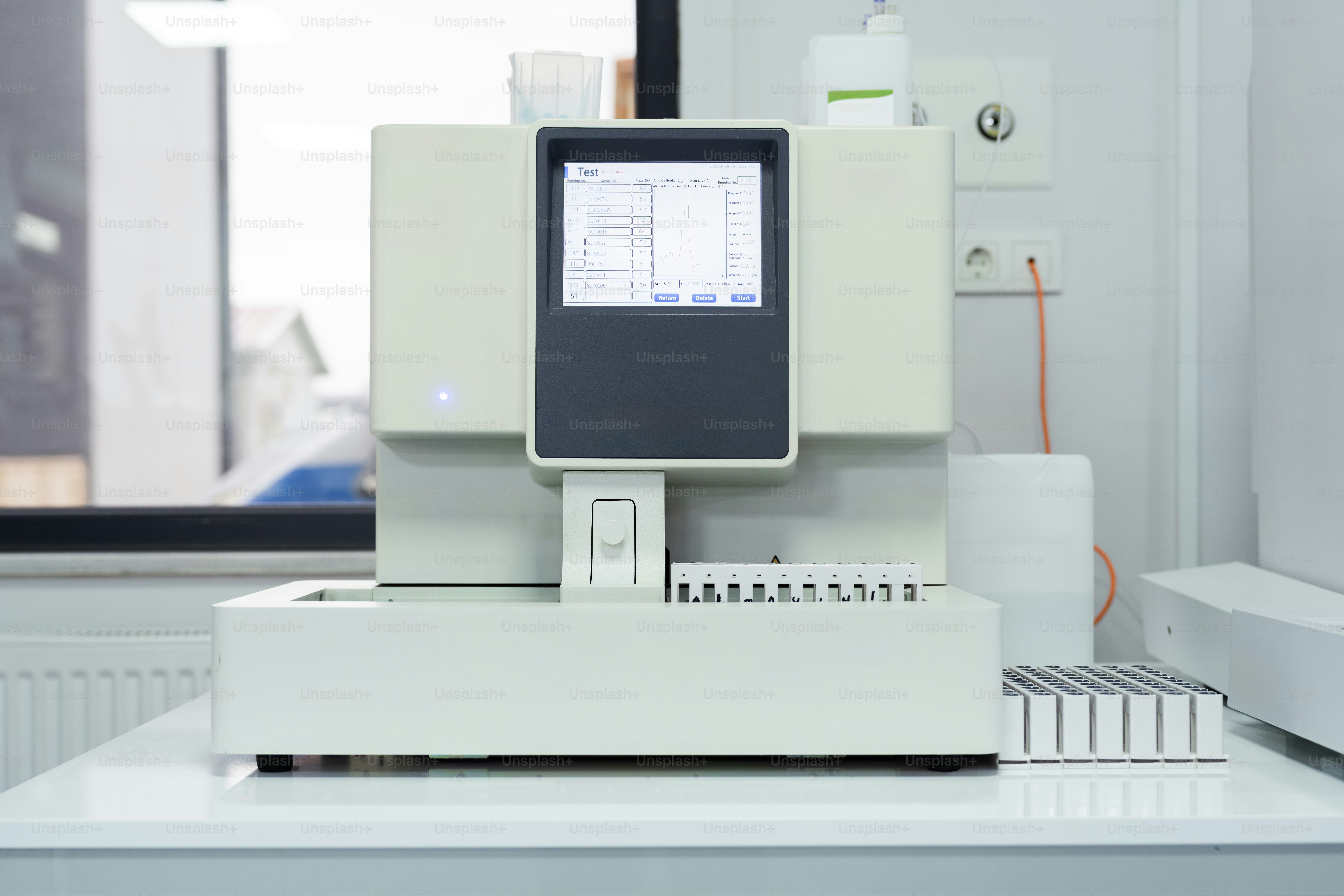 Medical laboratory equipment in clinical room - Photo on Unsplash+
