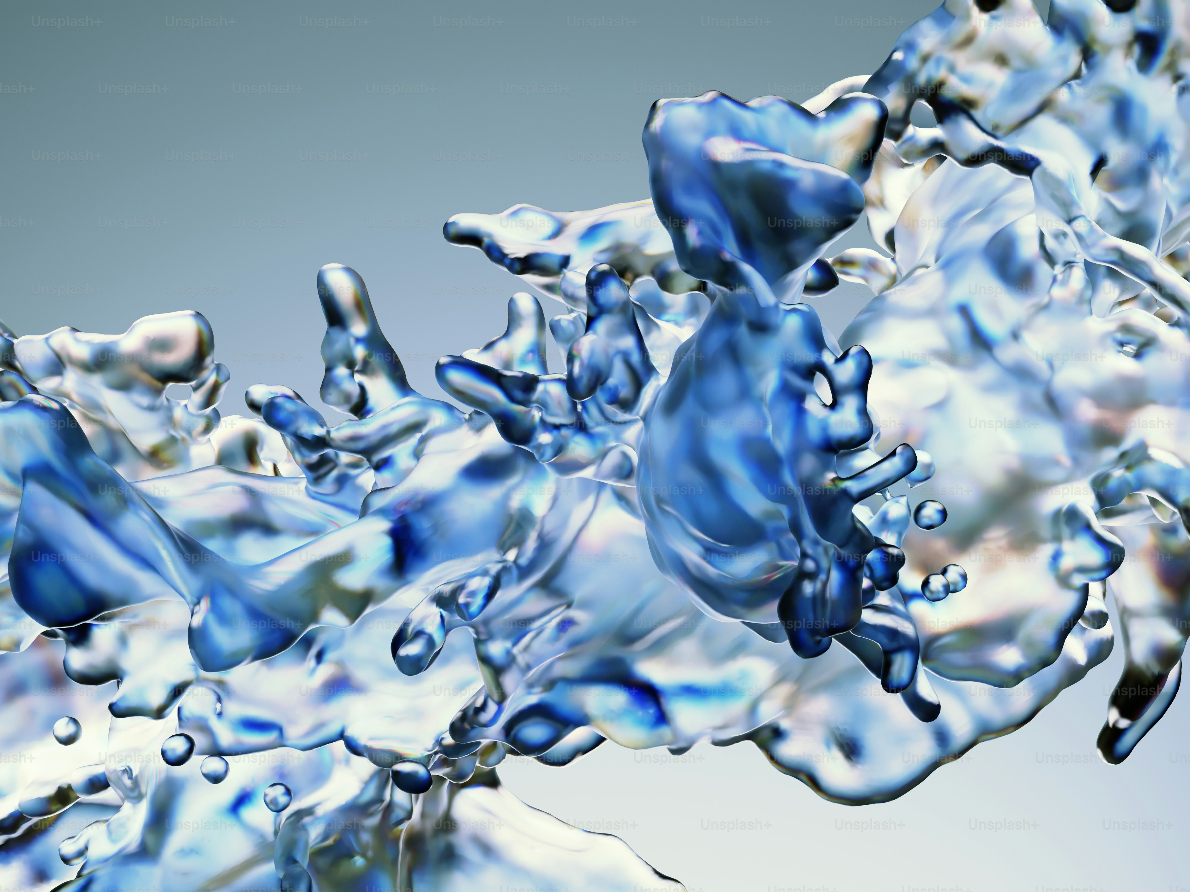 Golden liquid splash with droplets - Photo on Unsplash+