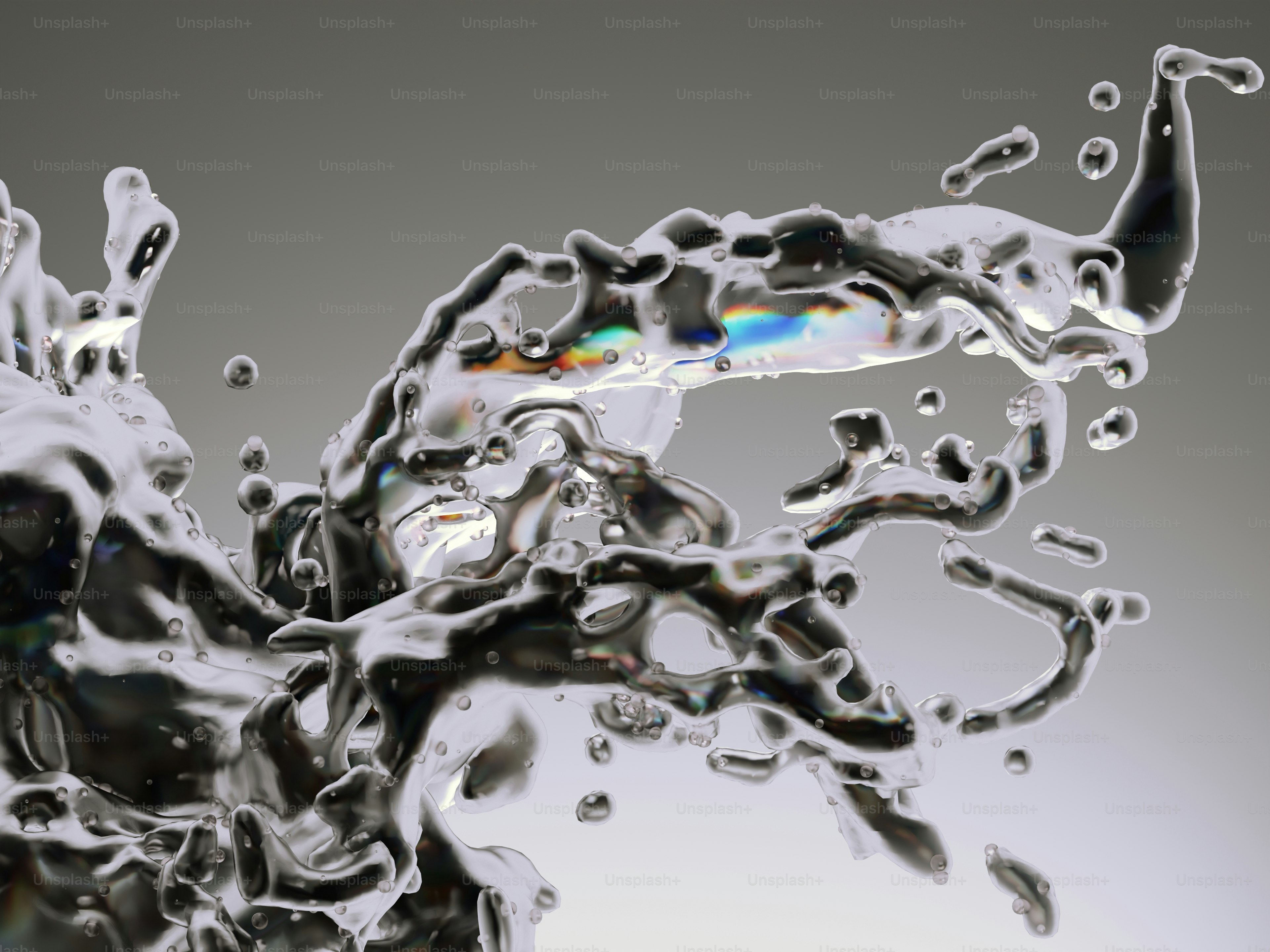 Purple liquid splash with droplets - Photo on Unsplash+