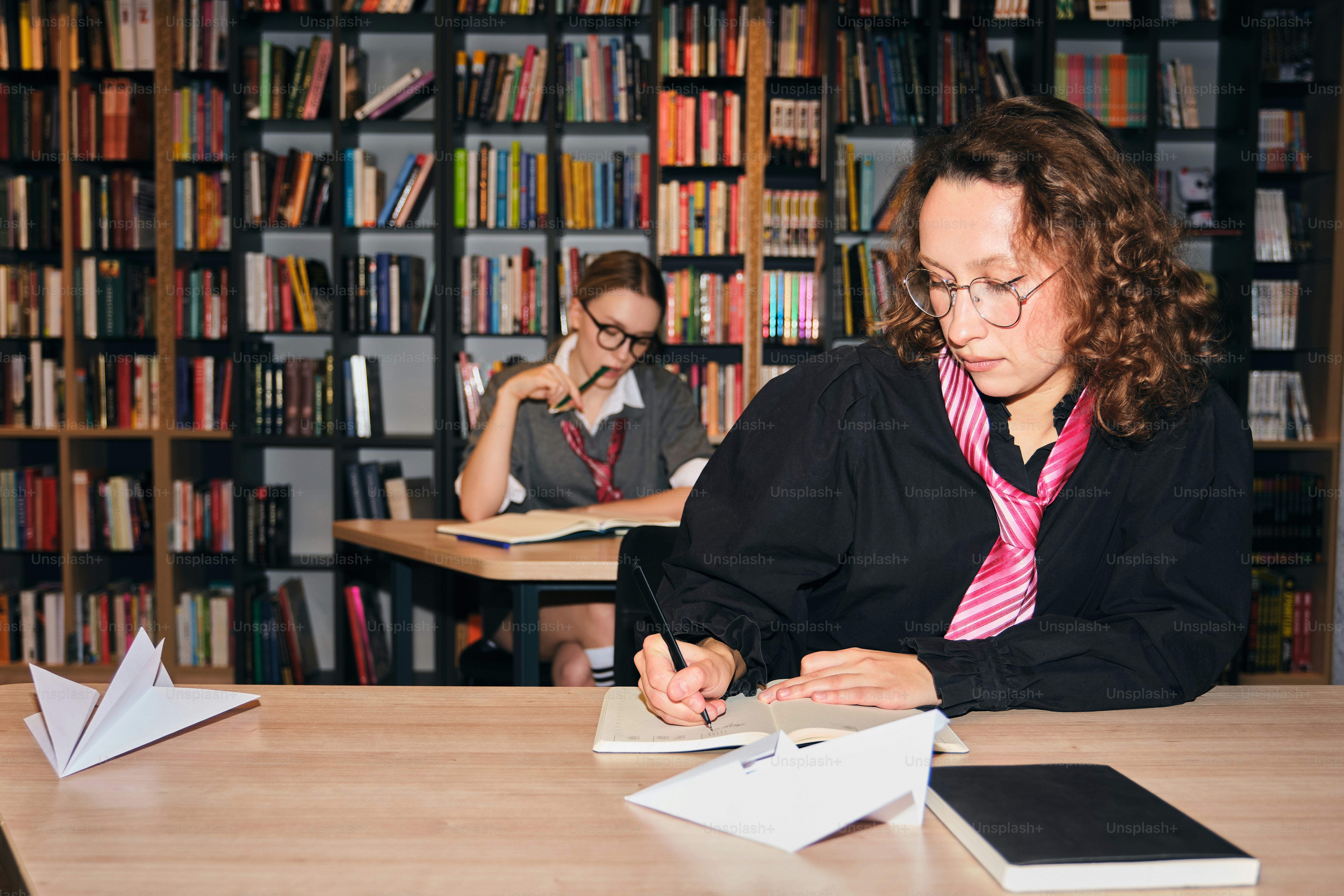 Two people in school uniforms - Photo on Unsplash+