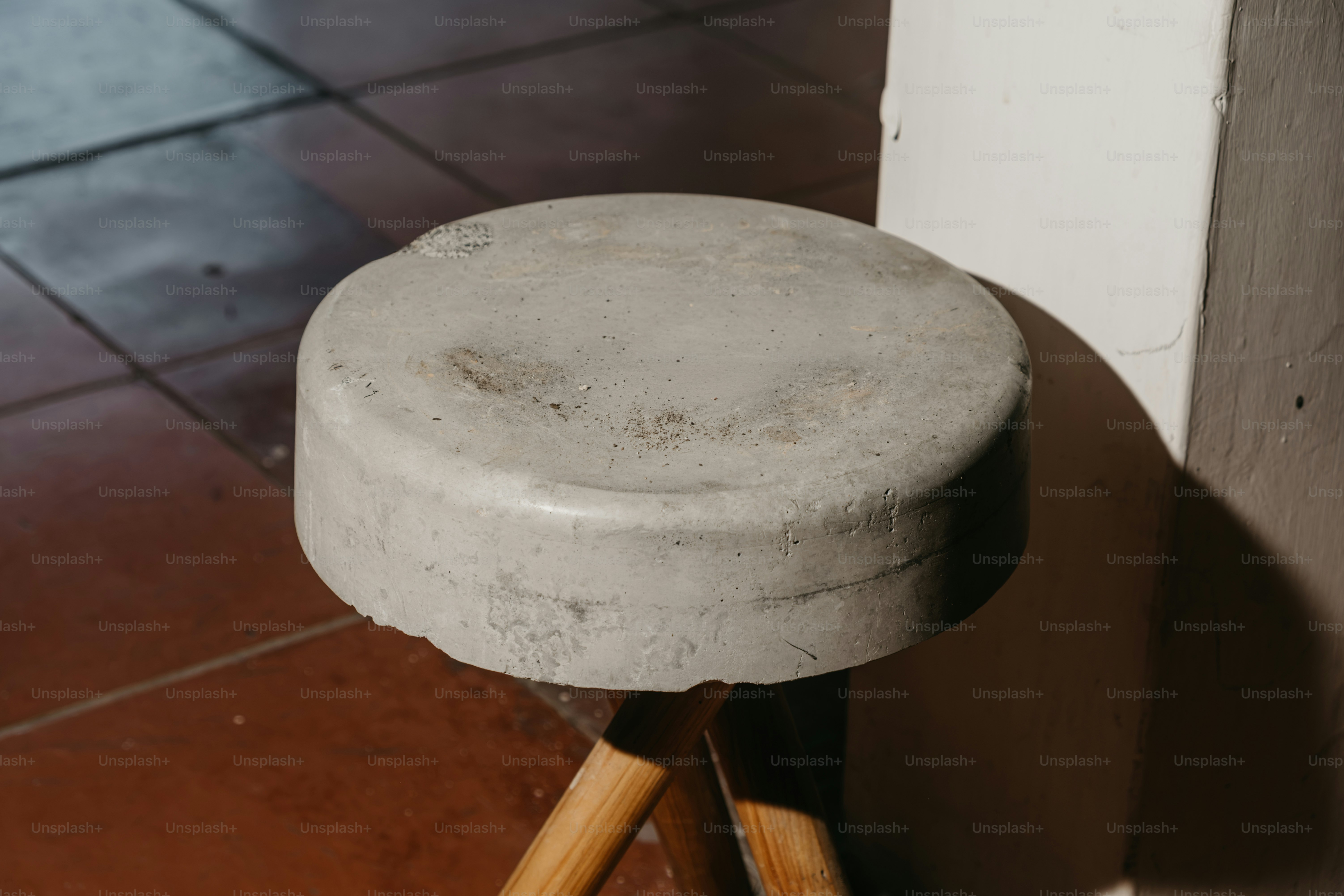 Concrete slab on wooden base - Photo on Unsplash+