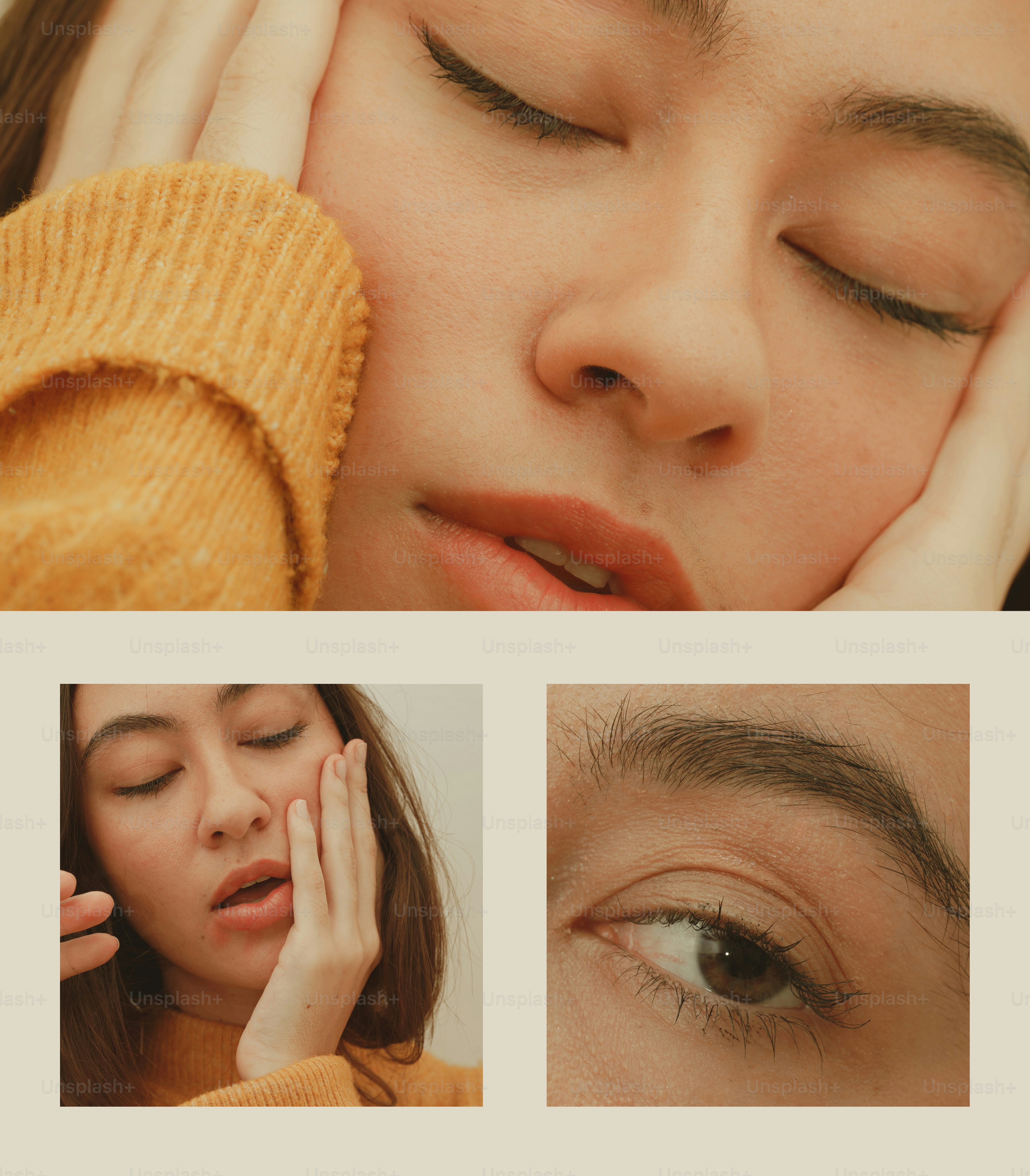 Person resting face on hand - Photo on Unsplash+