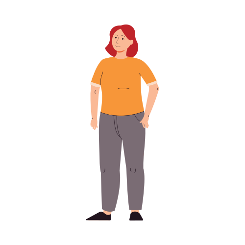 Personnage de dessin animé femme grande taille en tenue de sport,  illustration vectorielle plate isolée sur fond blanc. Personne de perte de  poids et alimentation saine. vectoriel – Image de Illustration sur, image size:3000x3000