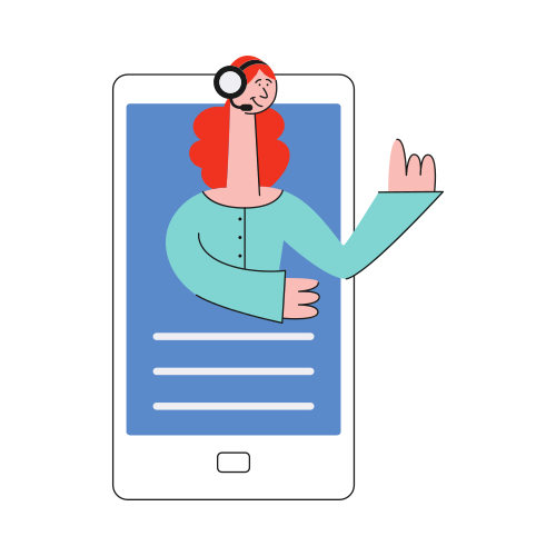 온라인 가상 비서 컨설팅과 대형 스마트폰 화면에서 평면 스타일로 도움을 제공합니다. 모바일 애플리케이션에서 헤드셋을 사용한 여성 웹  컨설턴트의 독립된 벡터 일러스트레이션. 벡터 – Unsplash의 그래픽 디자인 이미지, image size:3000x3000