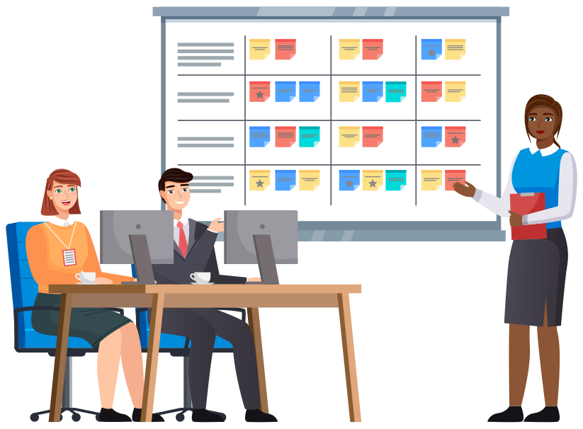 Business strategy planning, project management. Tasks planing concept. Business working process, time management and teamwork. Start up plan process. Data analysis and analytic. Kaizen philosophy