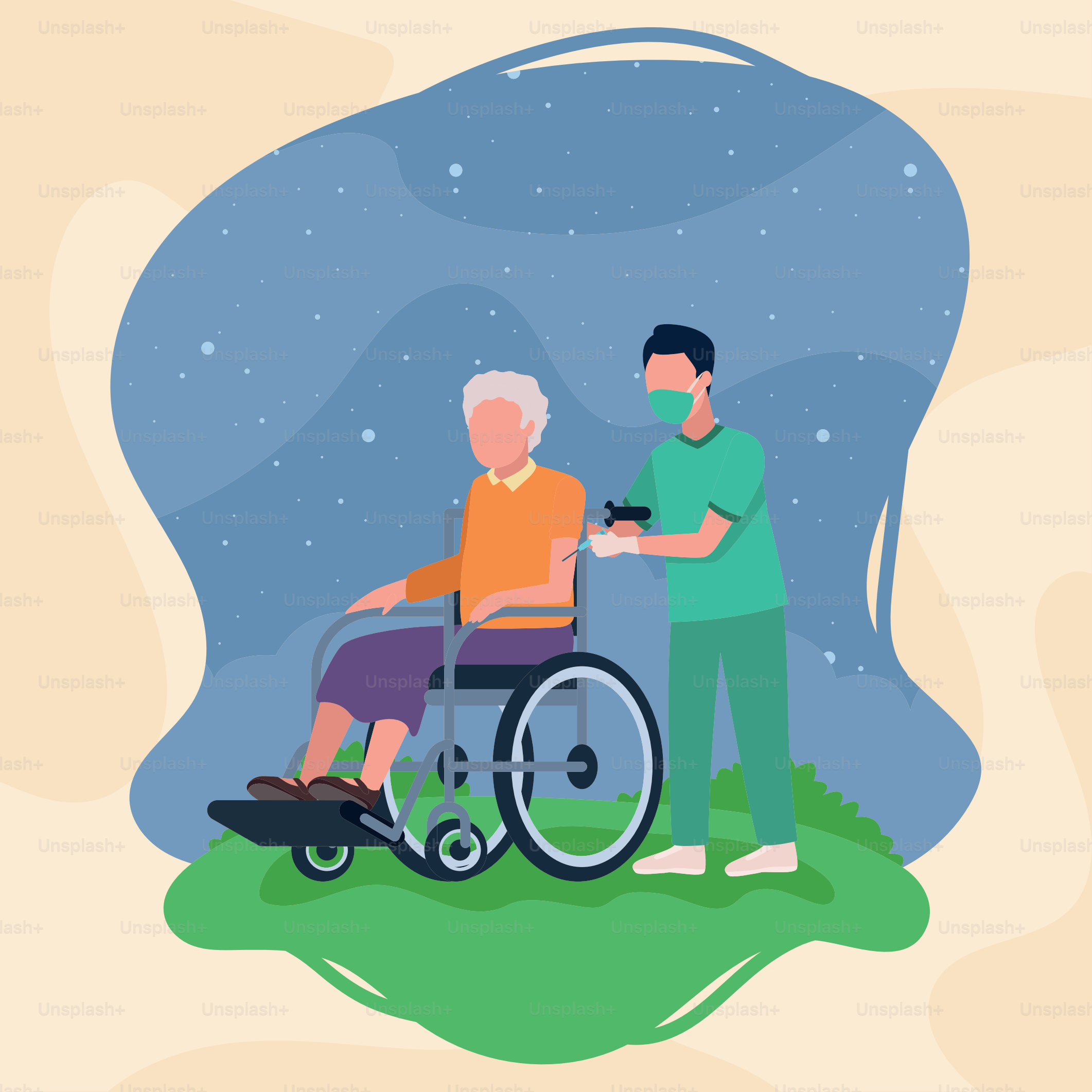 doctor and old woman characters