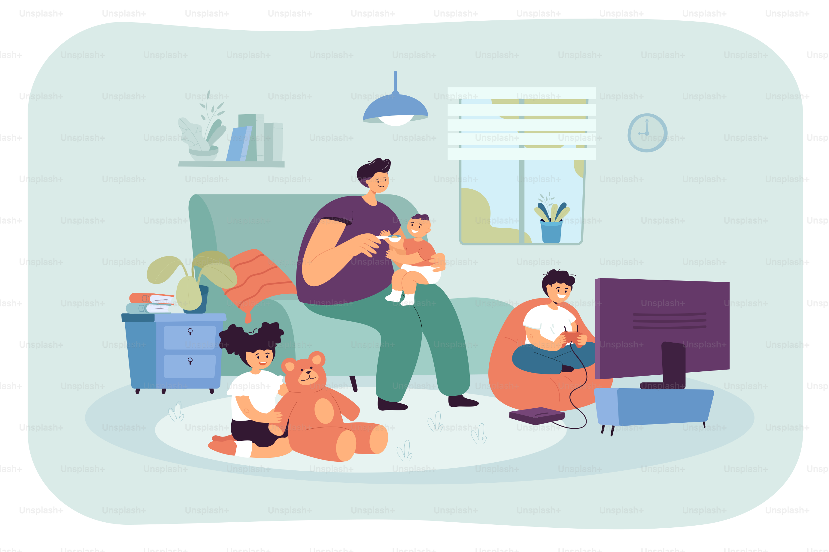 Adesivi murali luminosi con foro per mouse dei cartoni animati per  soggiorno, camera da letto per, image size:3000x2000