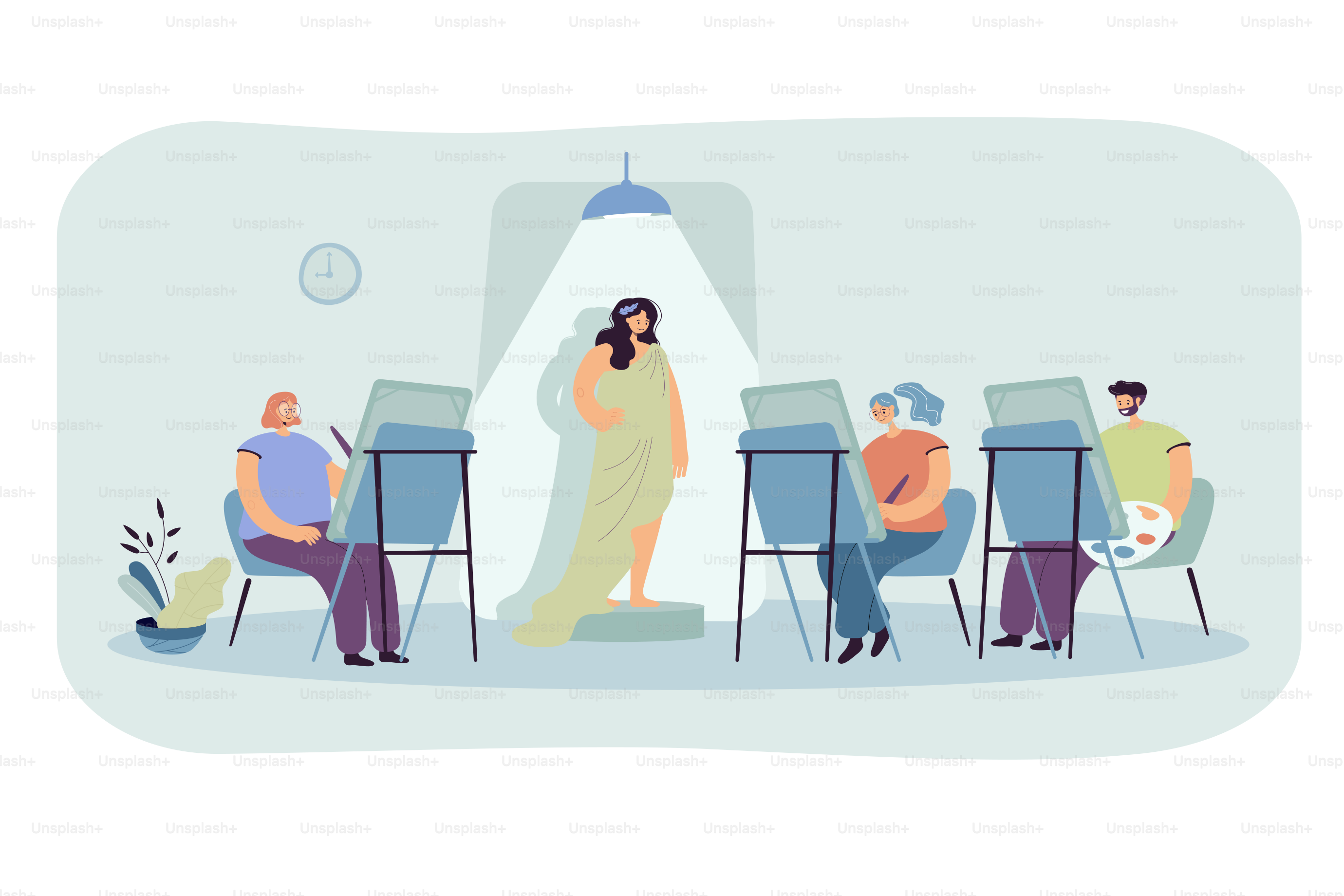 손으로 캐릭터를 그리는 사람들은 아이들 일러스트를 합니다 미소로 풍선을 스톡 벡터 - ©atthameeni 359331070, image size:3000x2000