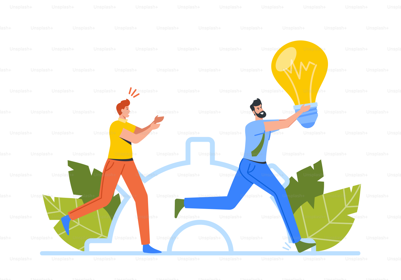 Man Running Away With Light Bulb in Hands. Thief or Pirate Character Stealing, Copying Ideas, Thoughts, Infringement of Copyright, Theft Content, Piracy, Plagiarism. Cartoon People Vector Illustration