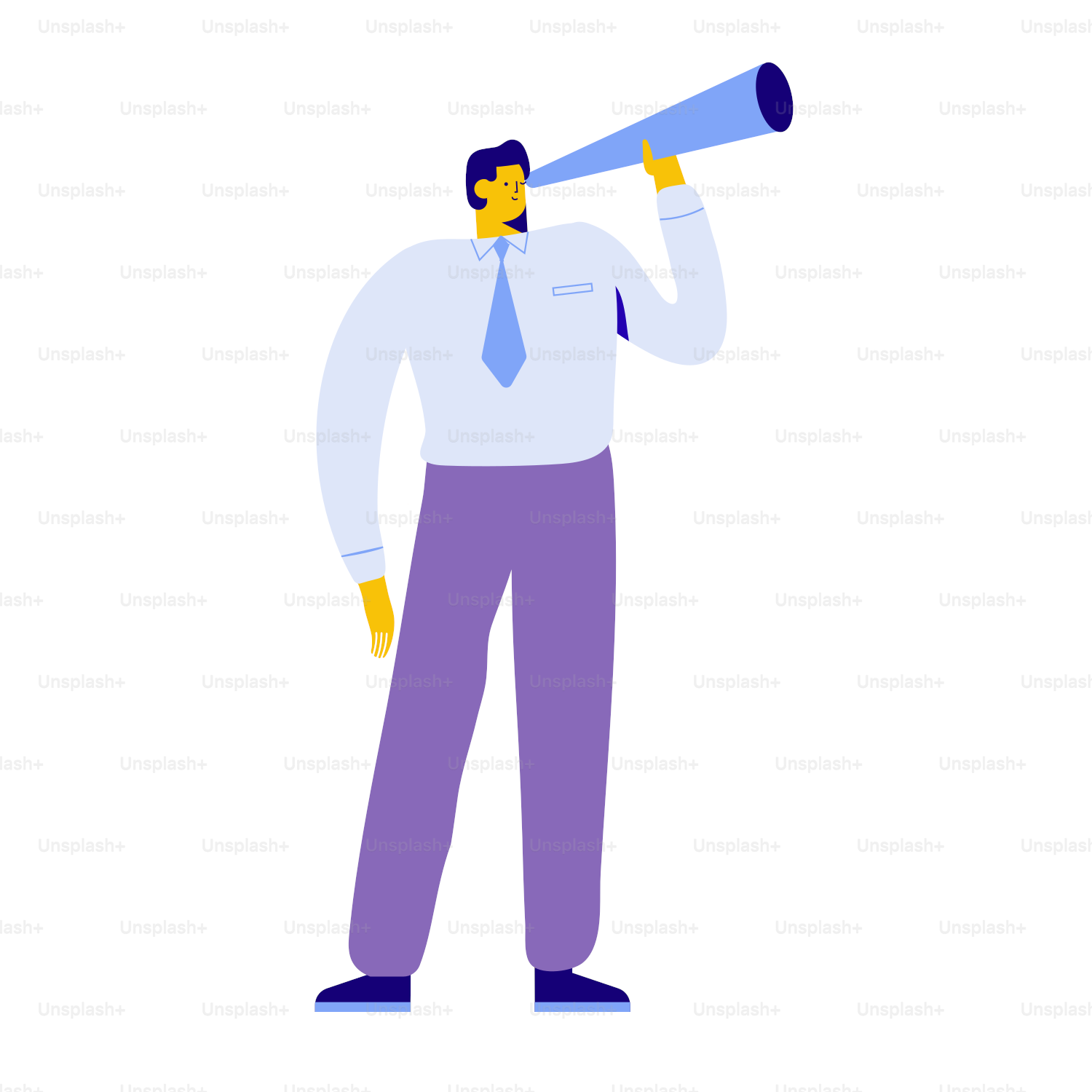 Vector plano para empresarios