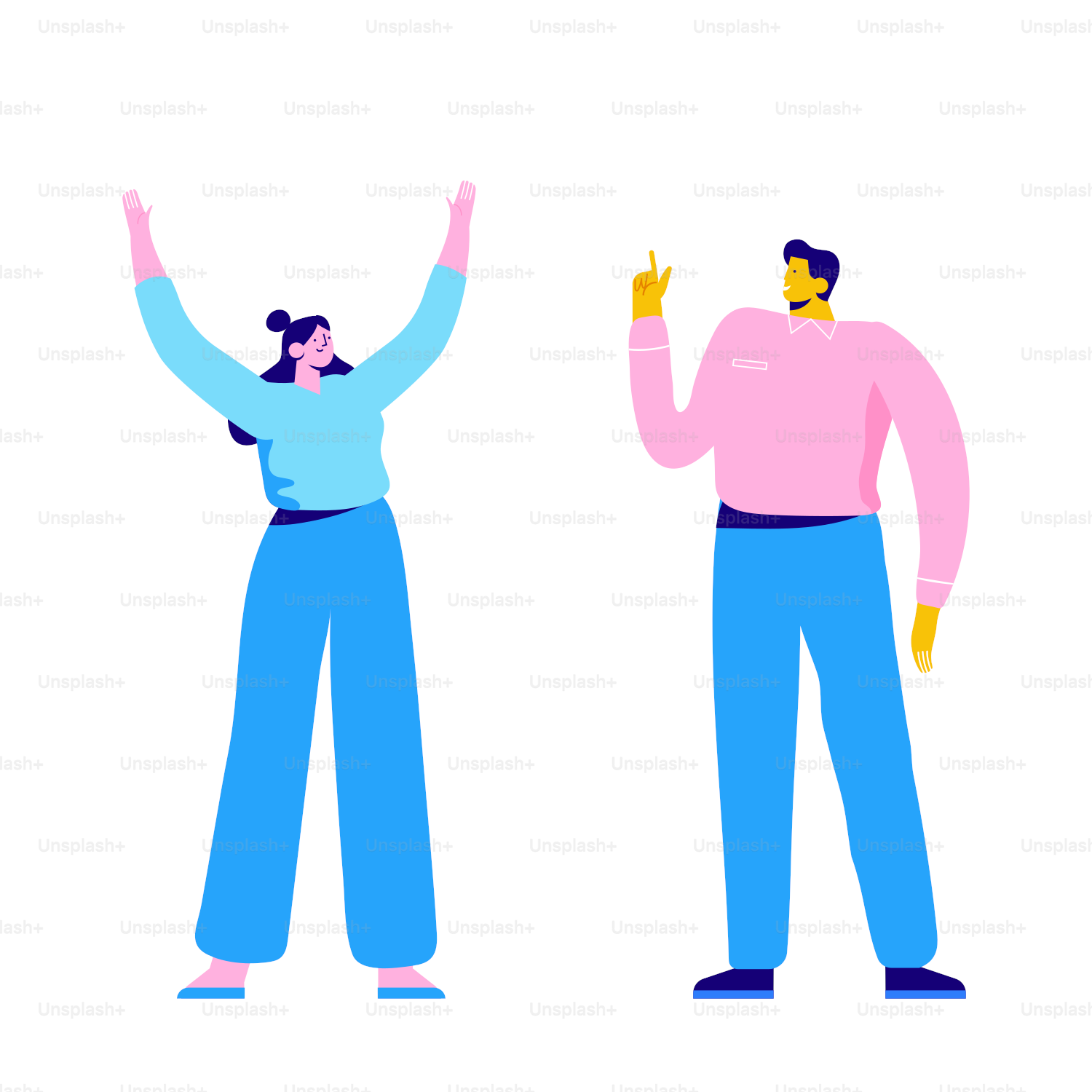 Vettore piatto per imprenditori