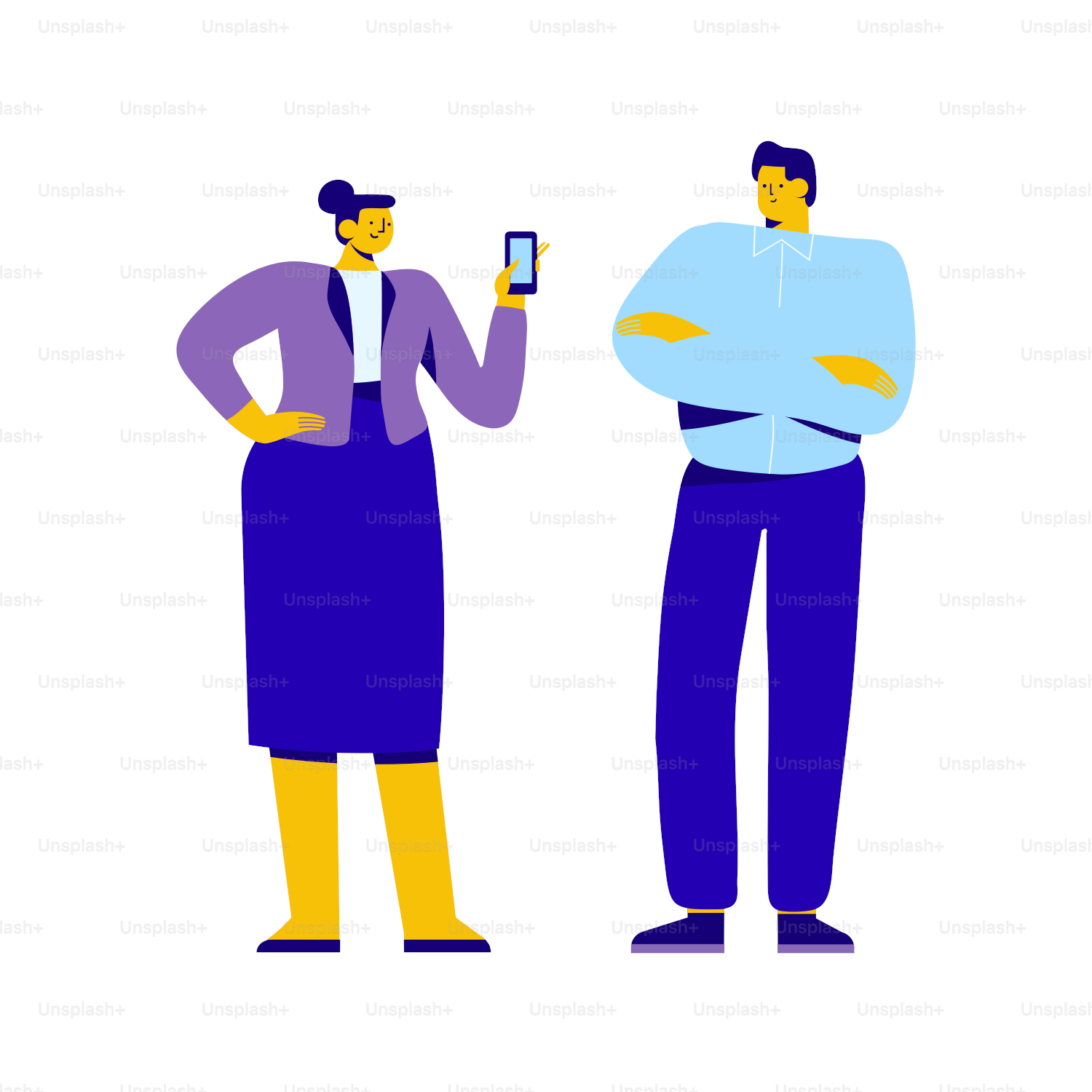 Business people flat vector