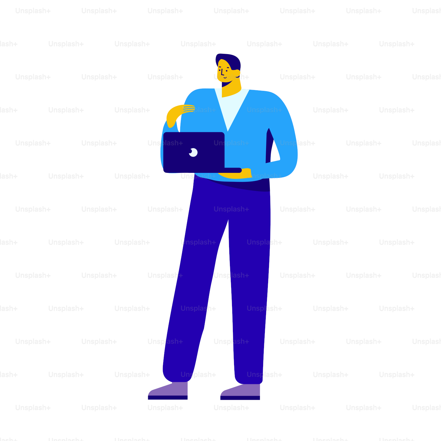 Vector plano para empresarios