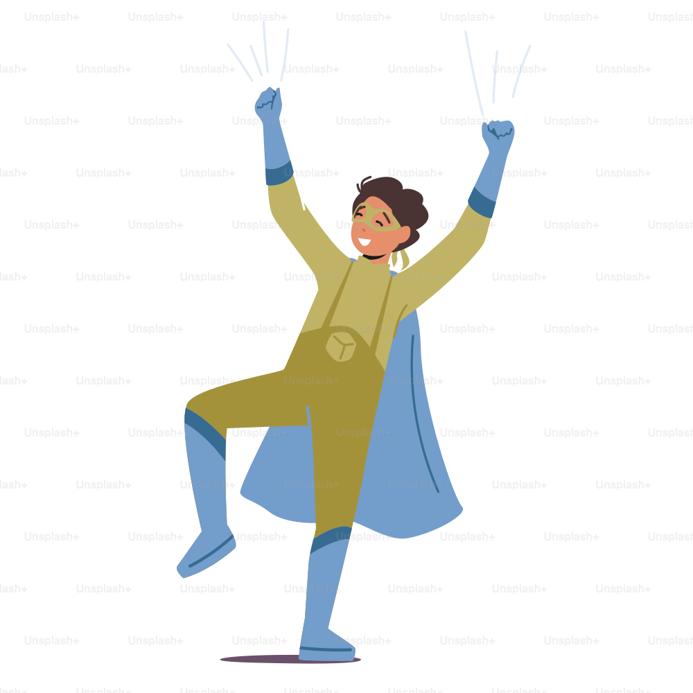 Festa de Super-Heróis Infantil ou Performance Escolar. Fantasia engraçada  de criança isolada sobre fundo branco. Personagens super-heróis infantis  atuam, brincam ou se divertem. Ilustração vetorial de Cartoon People vetor  – Imagem sobre, image size:3000x3000