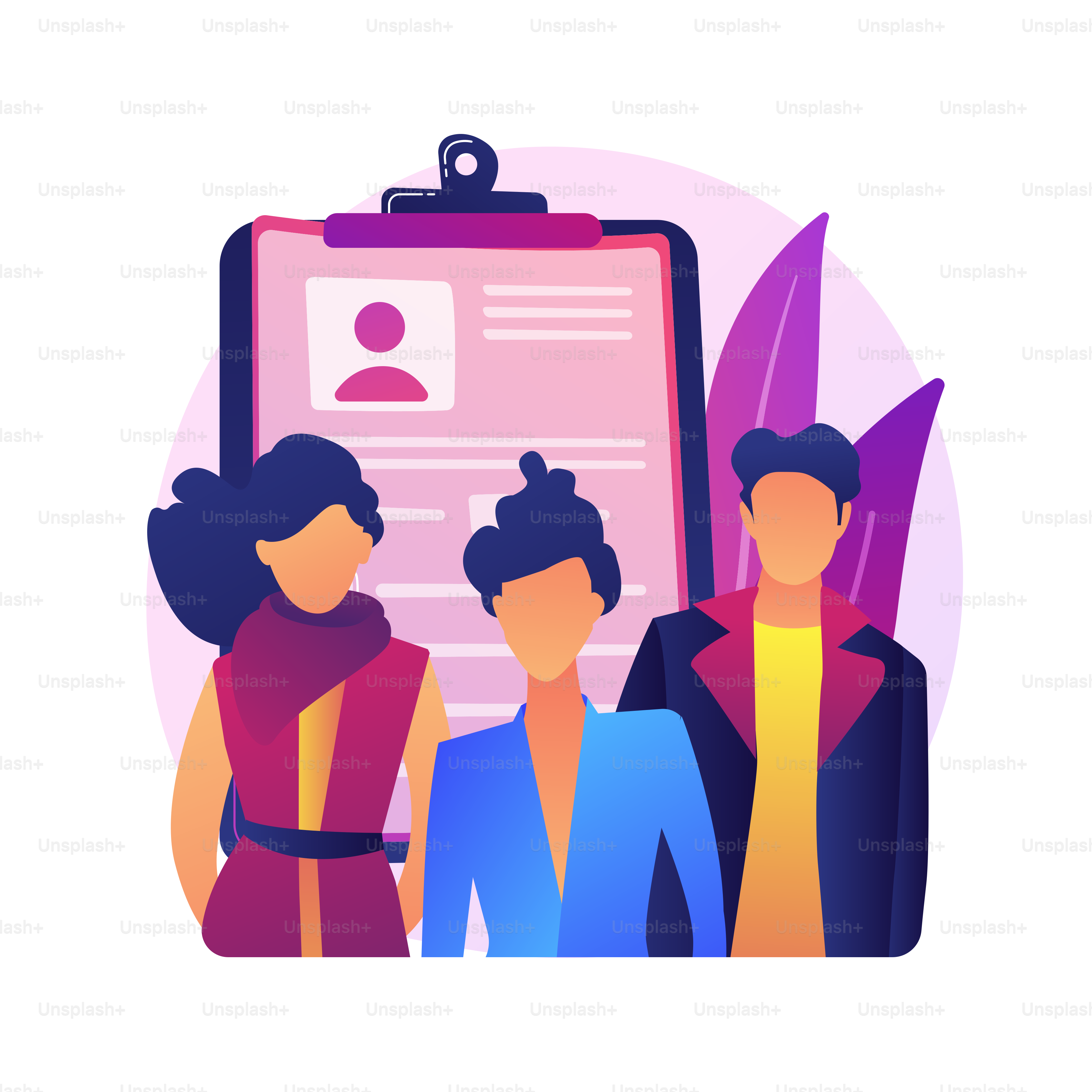 Company staff, coworkers team. Business partners, office workers, corporate employees. Multicultural group of people isolated flat design element. Vector isolated concept metaphor illustration