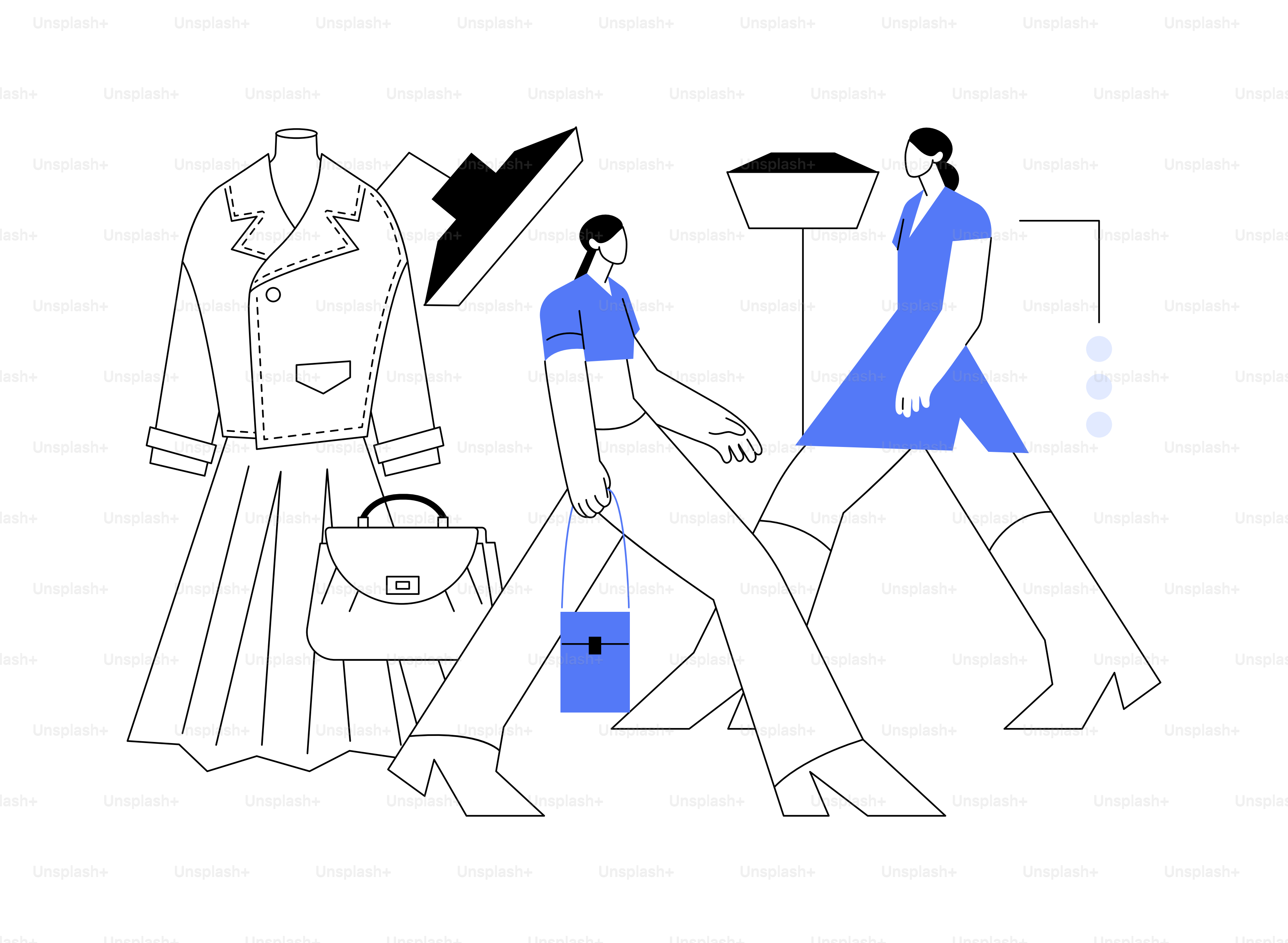 Agenzia di modellazione astratto concetto illustrazione vettoriale. Industria della moda, business degli agenti di modelle, servizi di società di modelle, casting di shooting, open call per modelli maschili e femminili metafora astratta.