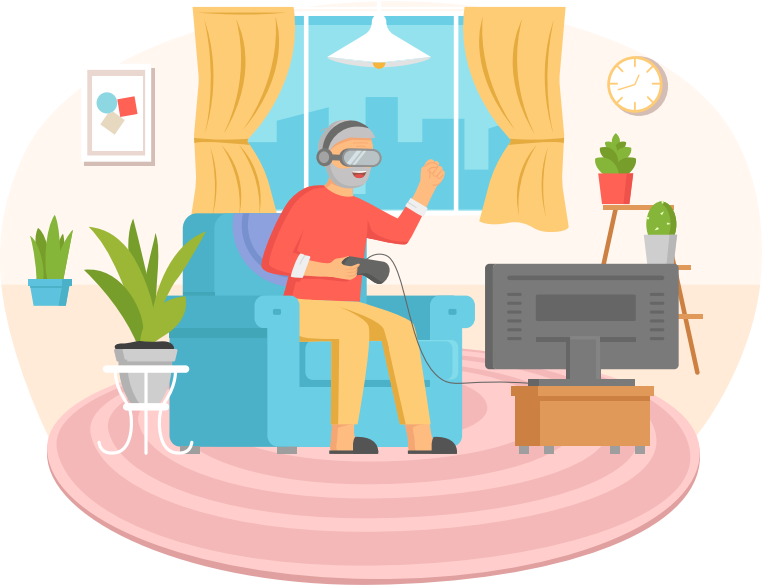 Old people play video game. Modern senior people gadgets. Oldster education computer. Old progressive use modern technology. Learning to use PC. Elderly couple gadgets. Aging parents video conference