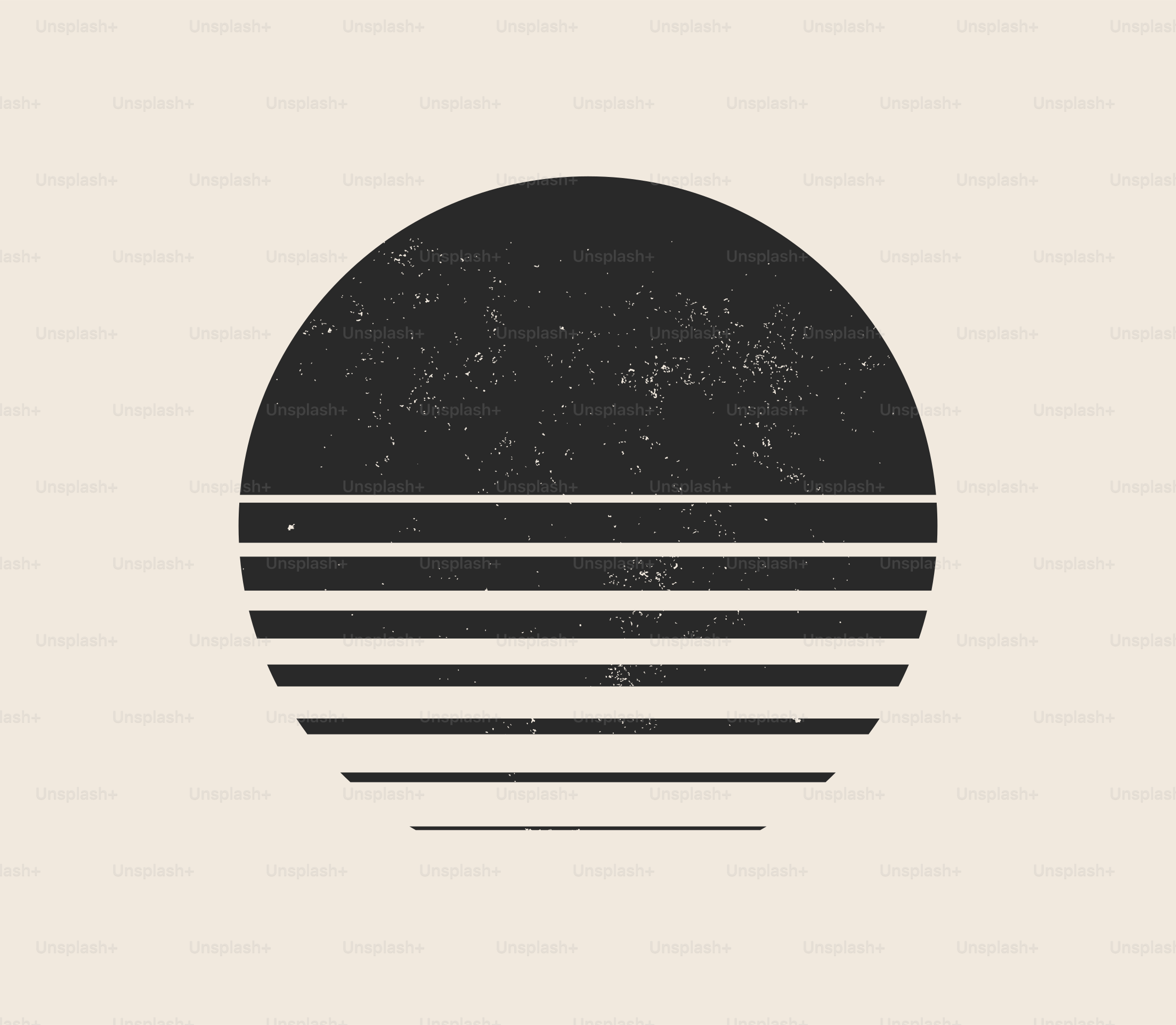 Retro black sun logo or emblem or badge design template isolated on light background. Vector eps 10 illustration