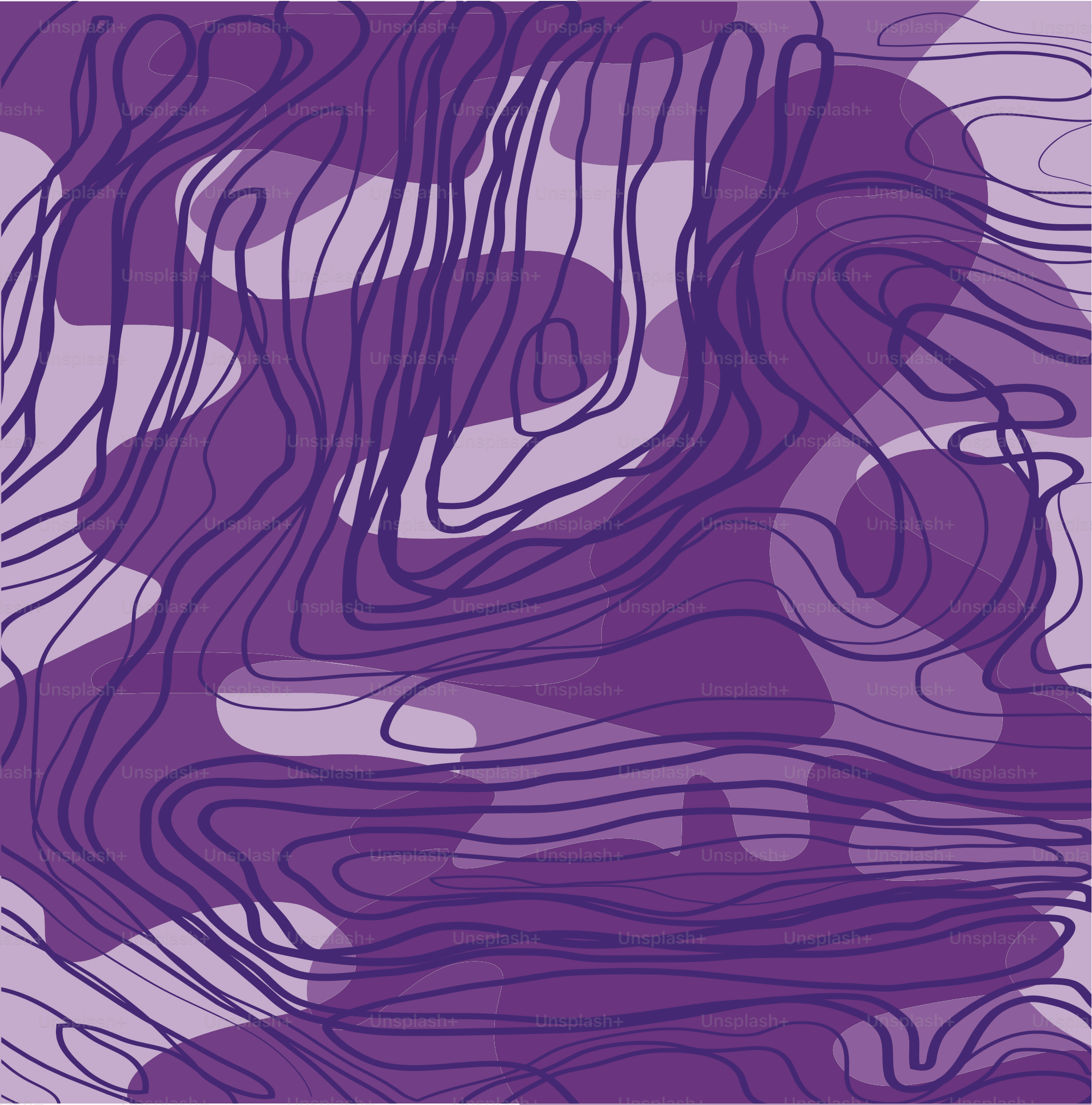 アートデザイン抽象紫色の染みと線 背景ベクターイラストレーション