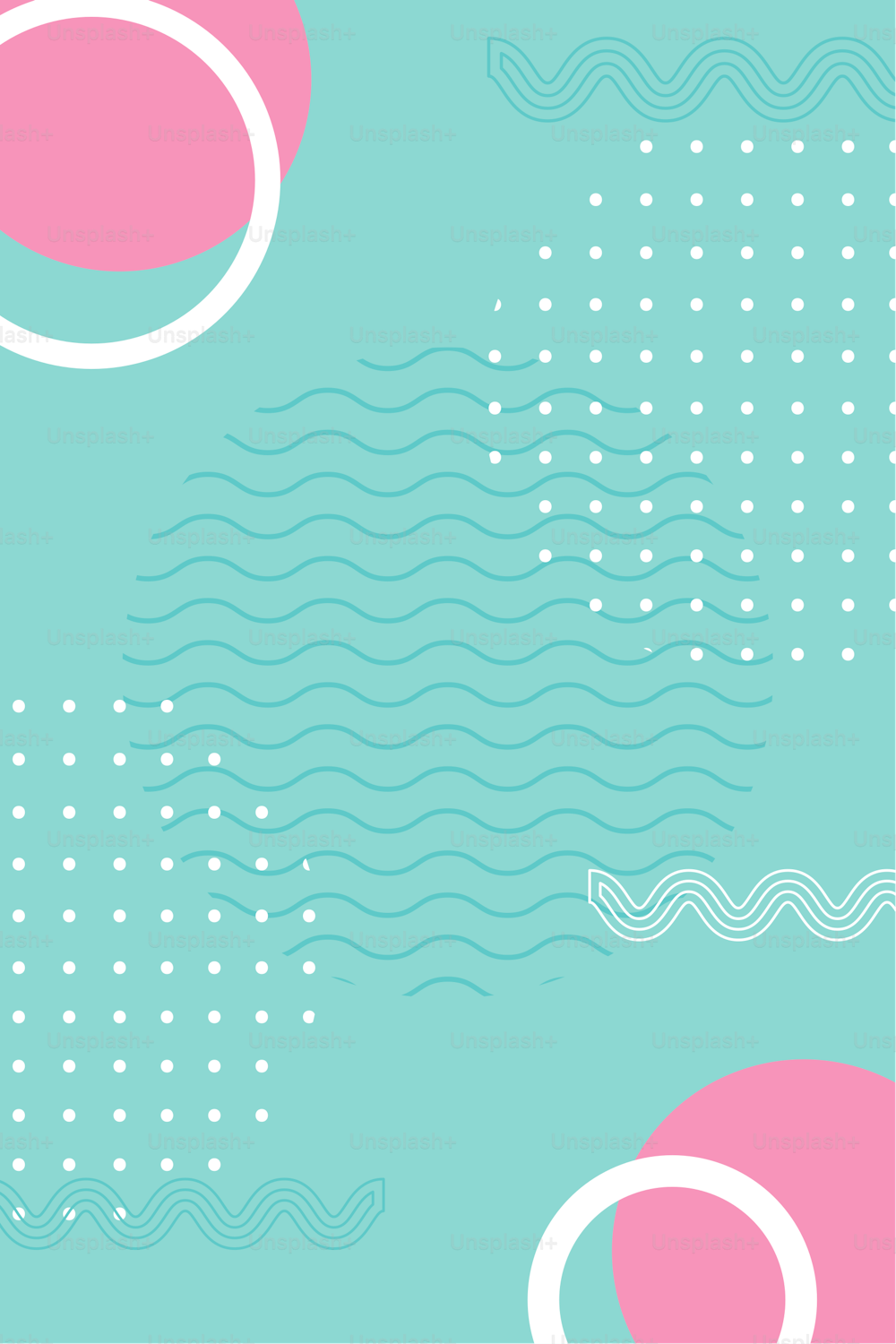 trendy geometric minimal halftone 80s 90s style fashion abstract background vector illustration