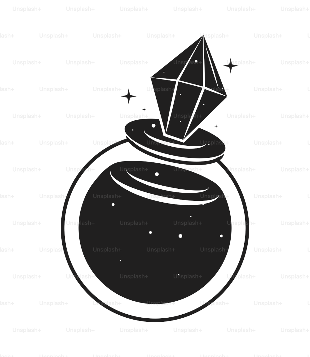 potion esoteric colorless icon isolated