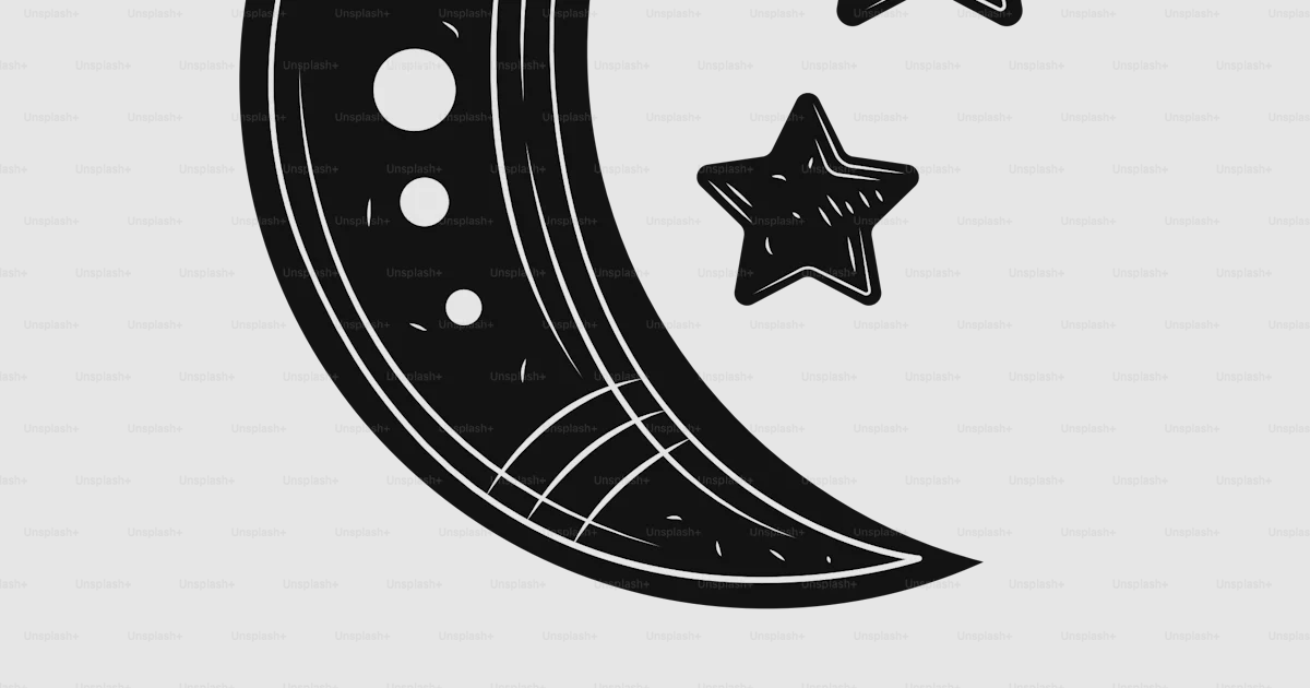 Stars Colorless Moon and stars colorless esoteric icon isolated vector – Moon Image on ...