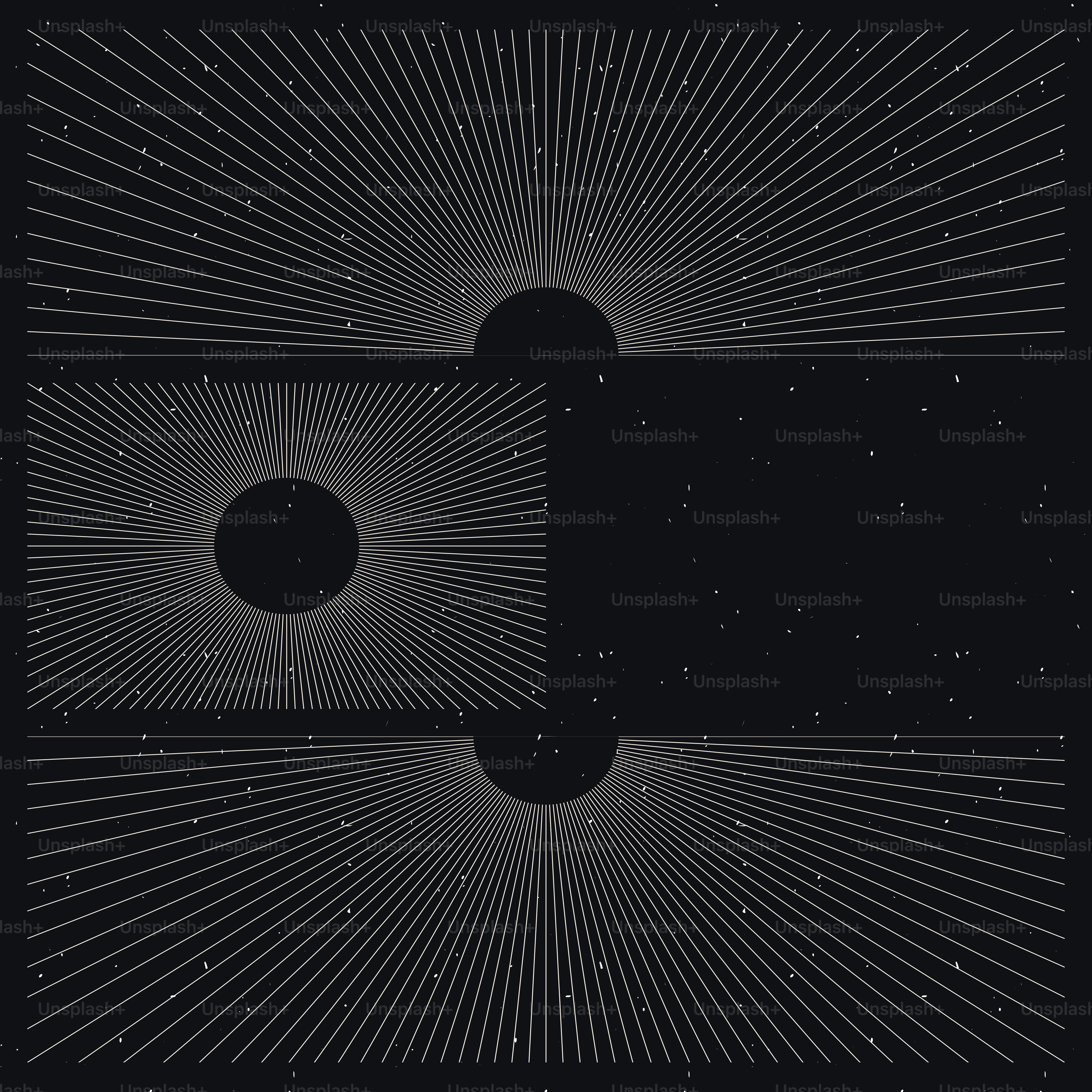 Minimalistic square poster for social media, cover design, web, home decor. Vintage illustration with stripes, shapes, circles, lines.