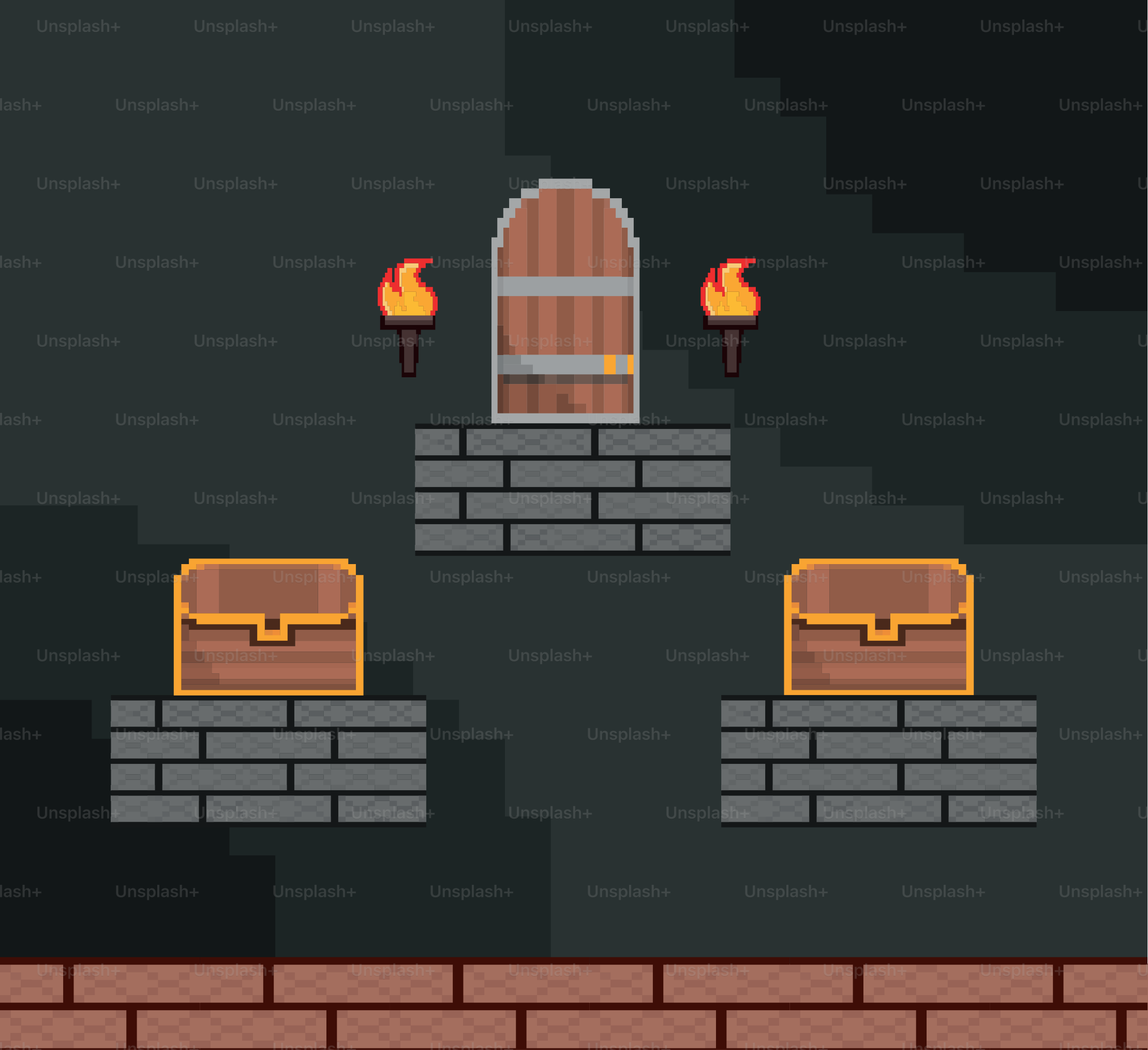 pixel game arcade screen style