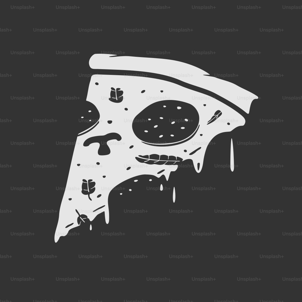 Vektor Emblem Pizza eps 8 Dateiformat