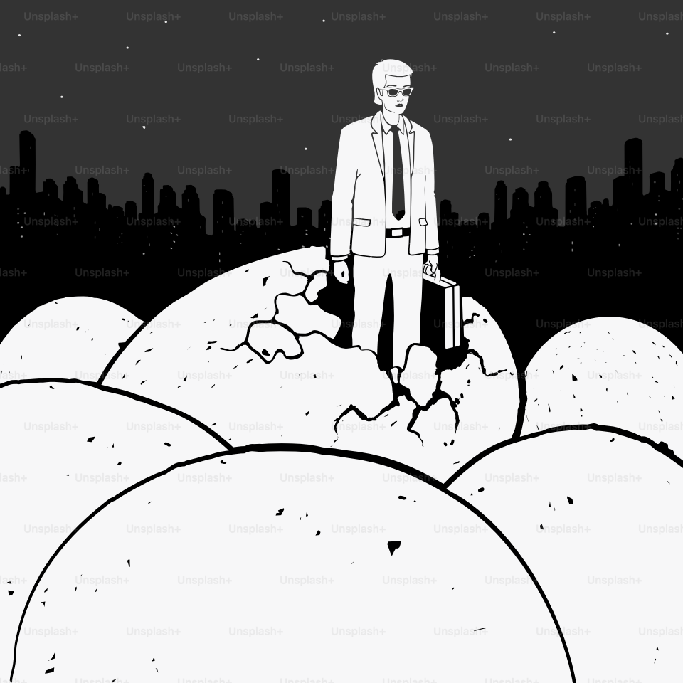 新しいビジネスマンのベクターイラスト eps 8 ファイル形式