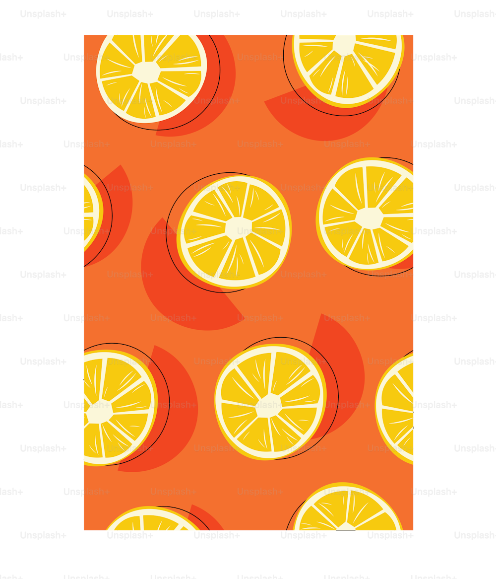 Cartoon vector illustration of lemons. Seamless pattern.