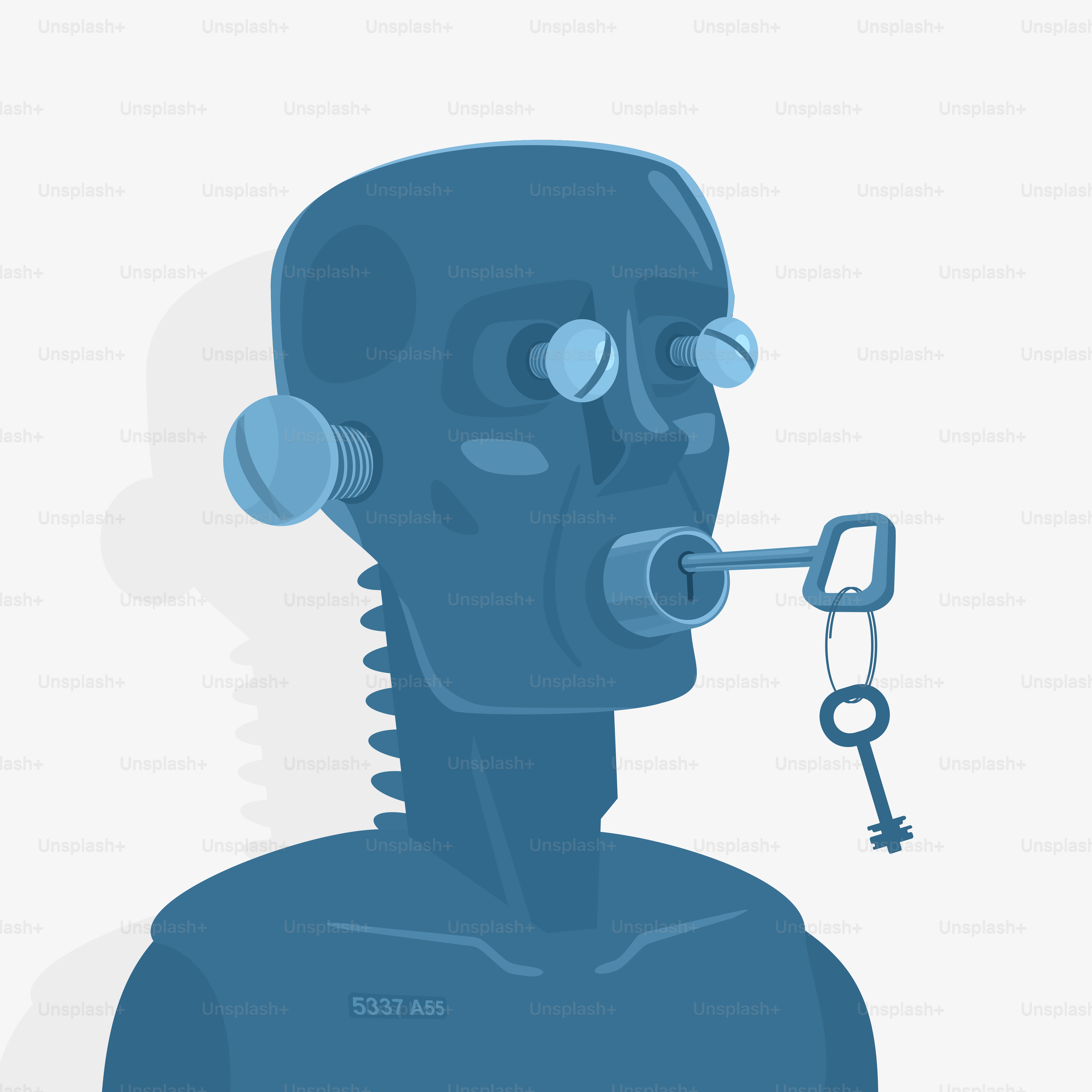 Vector Illustration of Concept Blind Deaf Mute