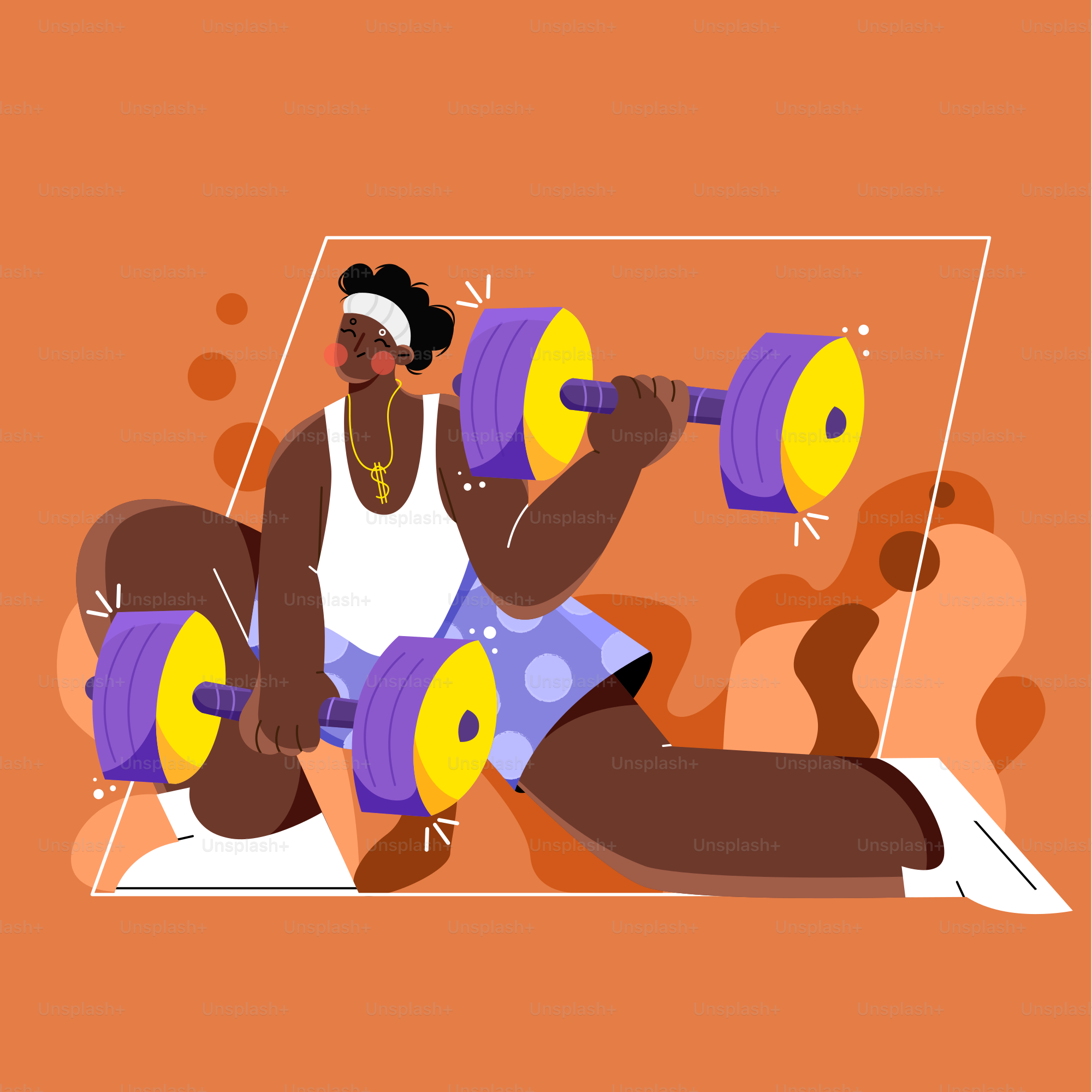 a woman is doing exercises with dumbbells