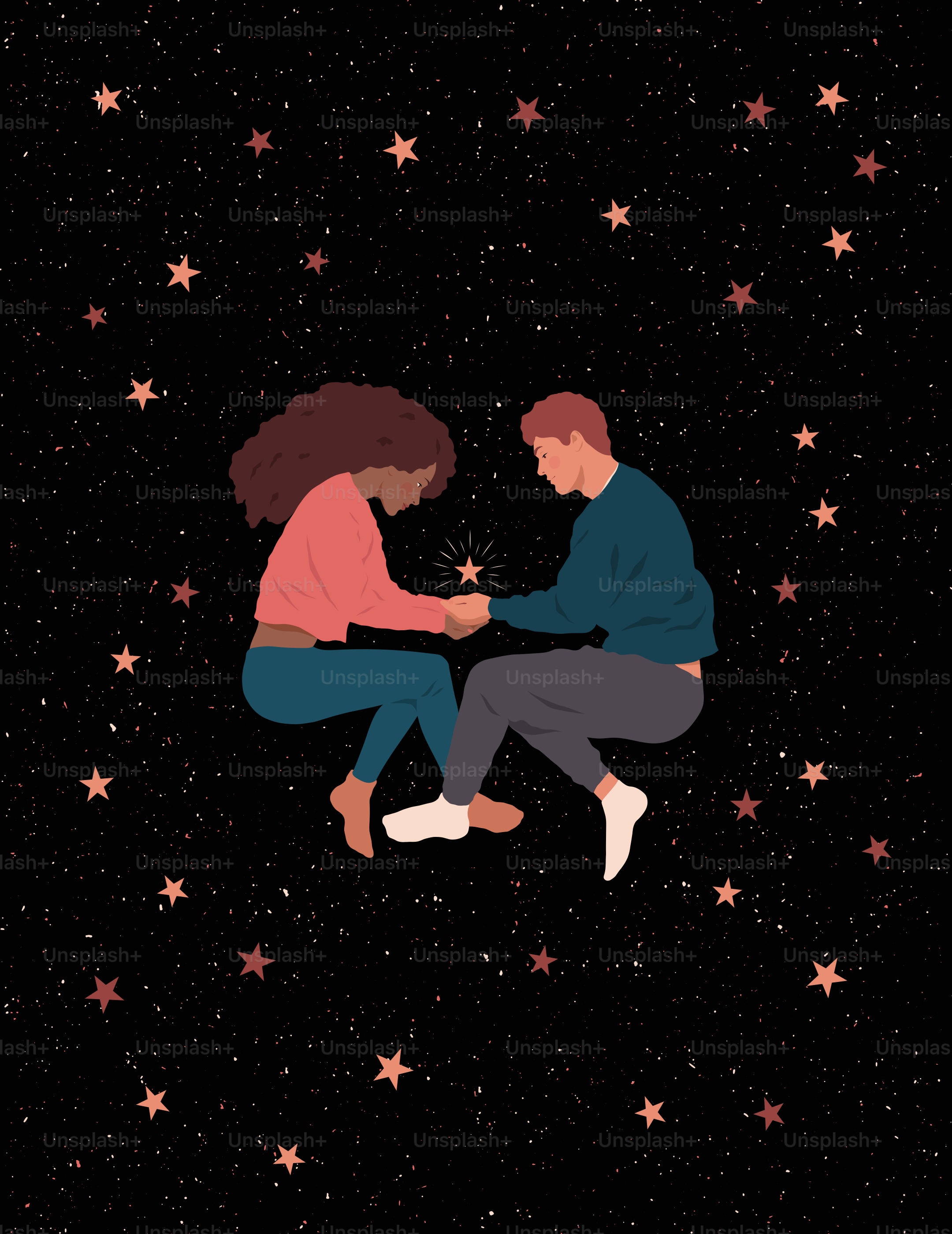 a man and a woman sitting on top of each other