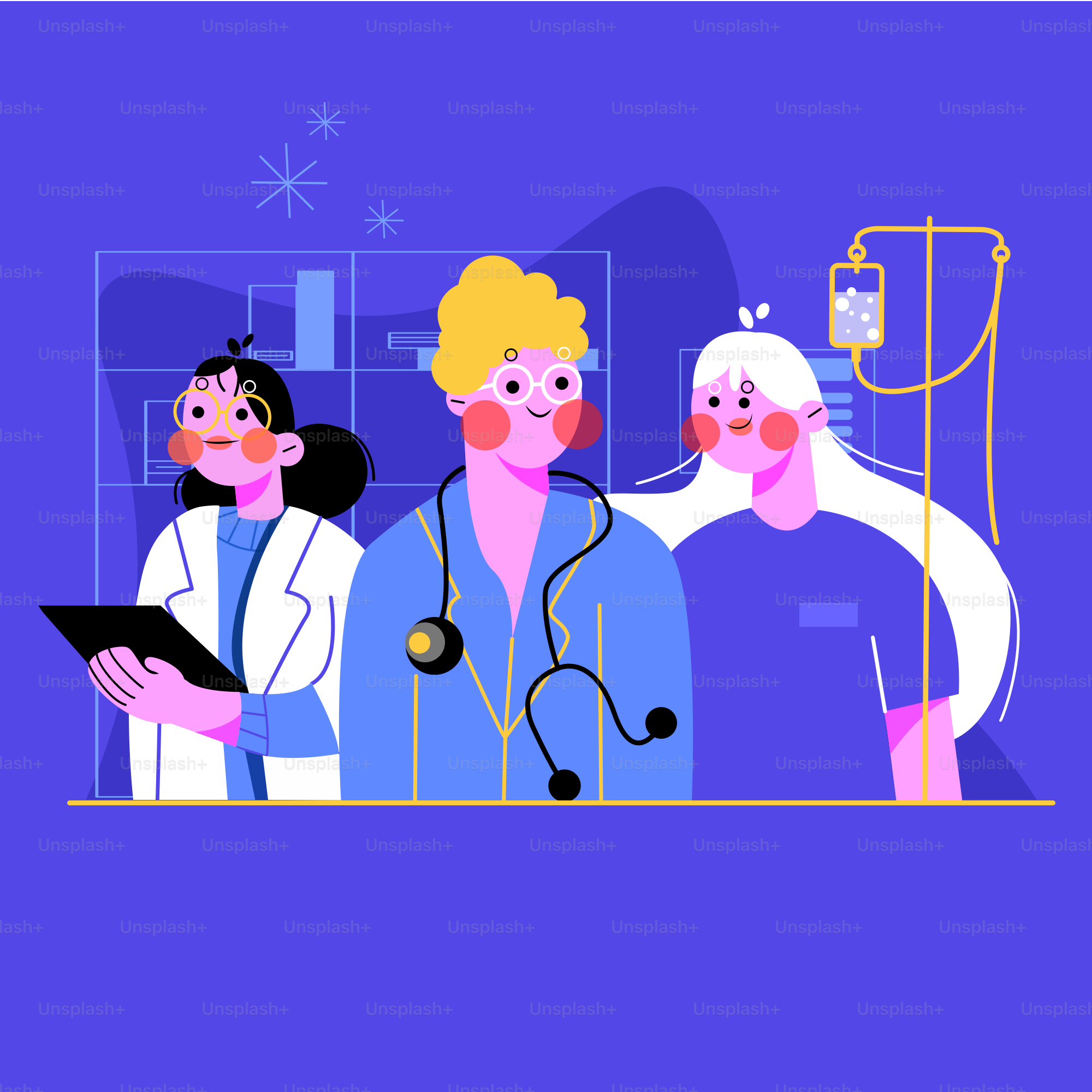 a group of people standing next to each other